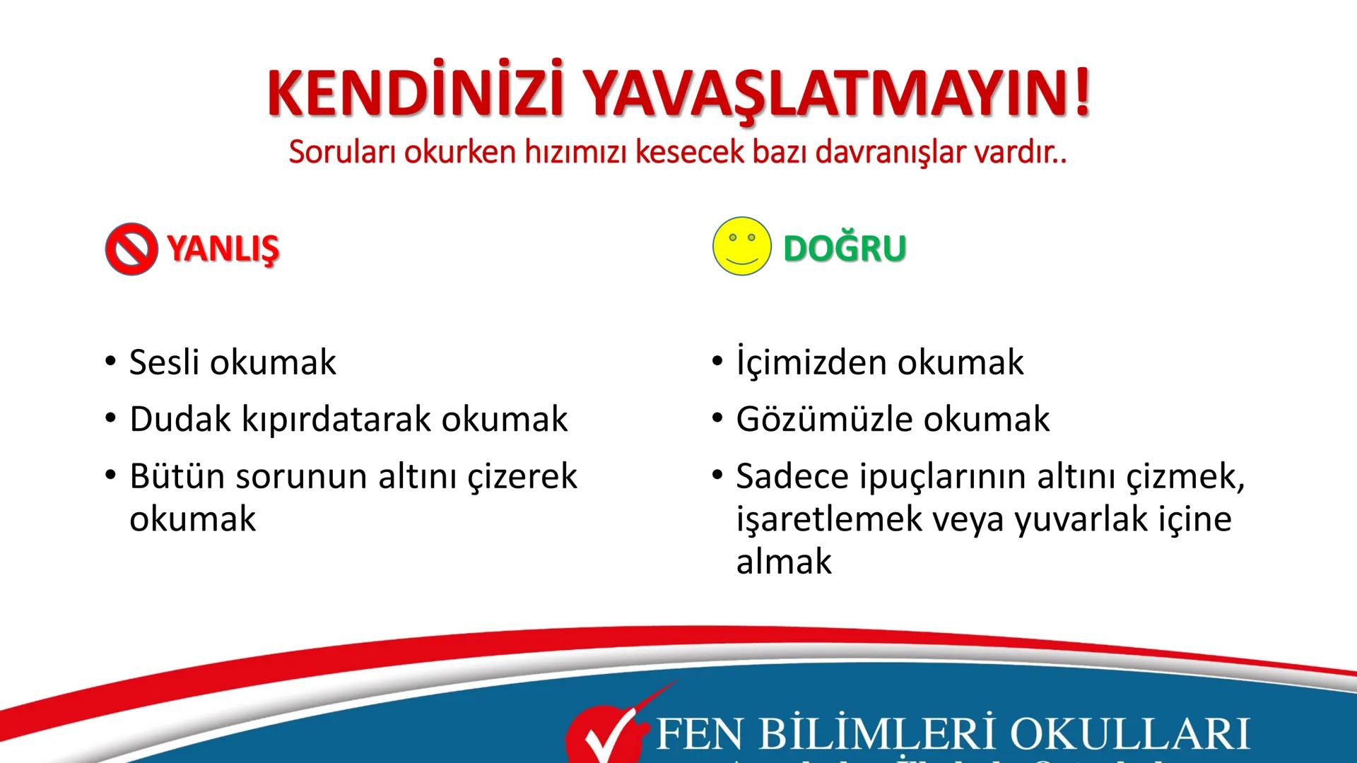 0
11
12
13
14
15
16
17
TEST ÇÖZME TEKNİKLERİ
ve
SINAV TAKTİKLERİ
FEN BİLİMLERİ OKULLARI
Anaokulu - İlkokul - Ortaokul # LGS'de başarılı olma