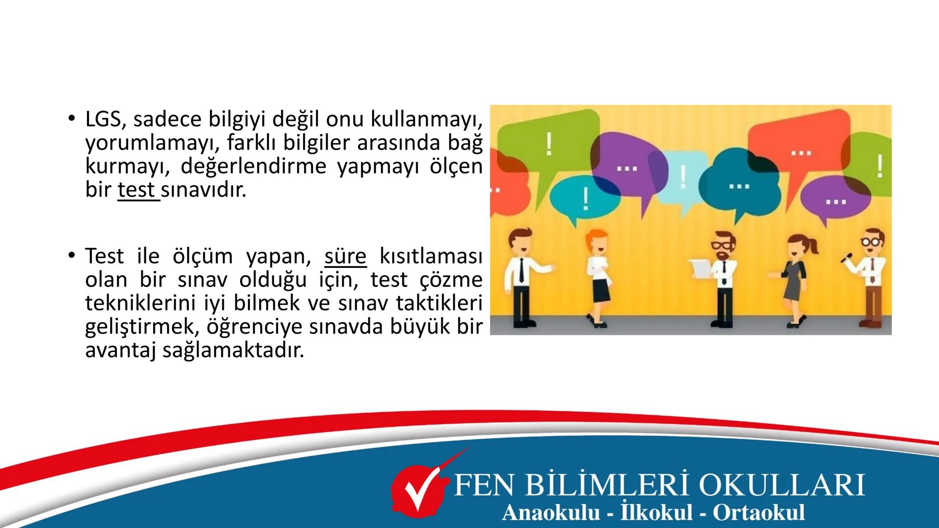 0
11
12
13
14
15
16
17
TEST ÇÖZME TEKNİKLERİ
ve
SINAV TAKTİKLERİ
FEN BİLİMLERİ OKULLARI
Anaokulu - İlkokul - Ortaokul # LGS'de başarılı olma