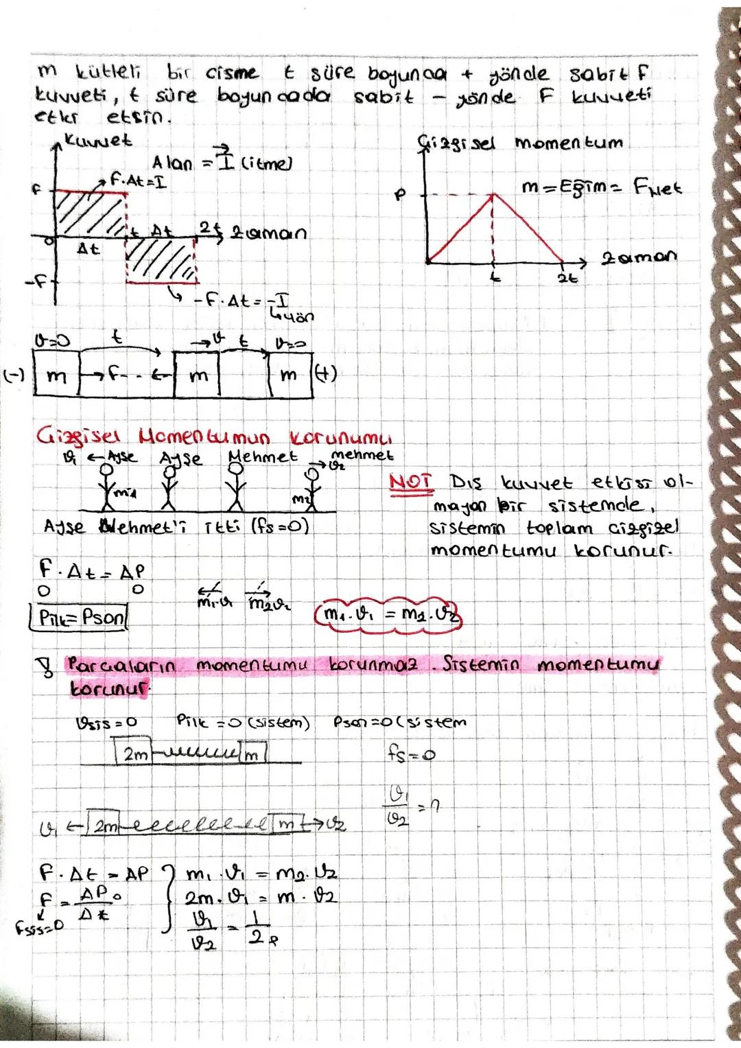 itme (3)
0:0
ہاد
m
m
७८०
m
m
2
I= At f
Gizgisel Momentum ips
$P=m.v$
Momentumu büyük cisimlerin hareketini
değiştirmek zor, momentumu küçü
