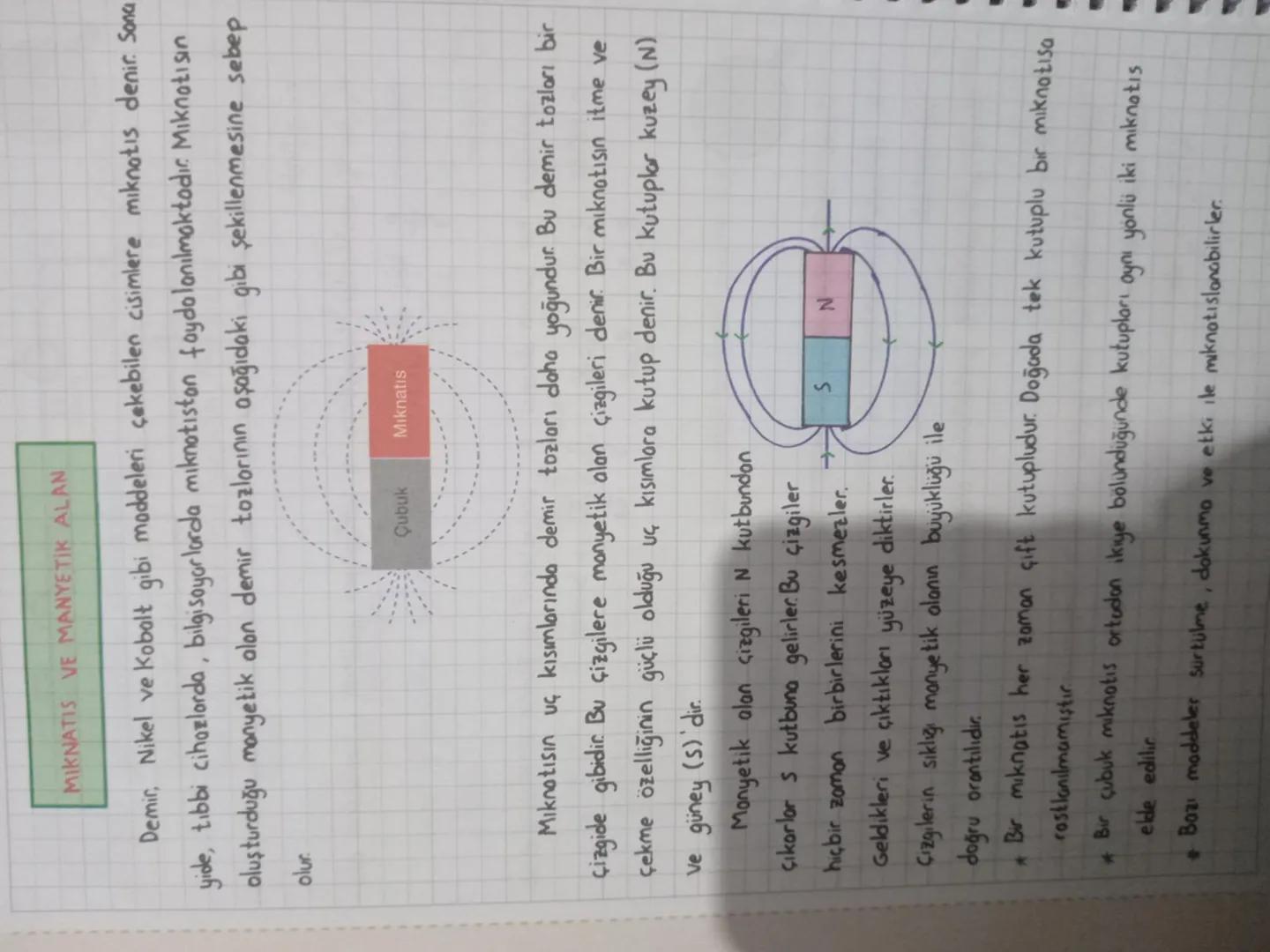 FİZİK
1. ÜNİTE ELEKTRİK VE MANYETİZMA
ELEKTRİK AKIMI
Bir iletken telin uçlarına bir ureteç bağlandığında serbest elektronlara
elektriksel ku