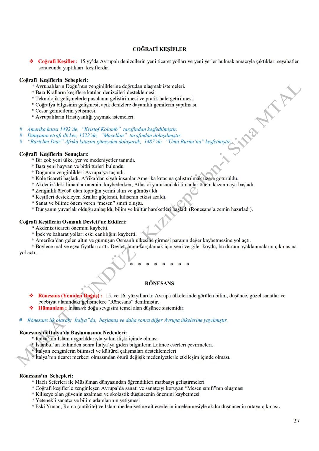# MARDİN - KIZILTEPE
# İBN-İ SİNA MESLEKİ VE TEKNİK ANADOLU LİSESİ
# TARİH-10 DERSİ NOTLARI
## MURAT GÜNDÜZ
2019-2020
* Türklerin orta
