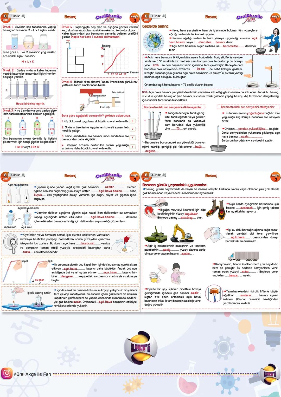 8.
SINIF
2025 LGS
FEN BİLİMLERİ
OralAKÇA'nın notları ile
YARIYIL
TEKRARI
YAYINLARI 8. Lünite
➤ Mevsimlerin oluşumu
Mevsimler ve İkilm
Dünya