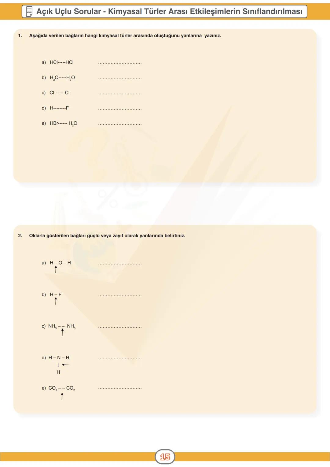 ***
ORTAÖĞRETİM
GENEL MÜDÜRLÜĞÜ
DERSLER
CEPTE
4. SAYI
Konu Özeti
Ders Anlatımı
Sorular
KİMYA 9
Π
ÜNİTE
KİMYASAL TÜRLER ARASI
ETKİLEŞİMLER
Ki