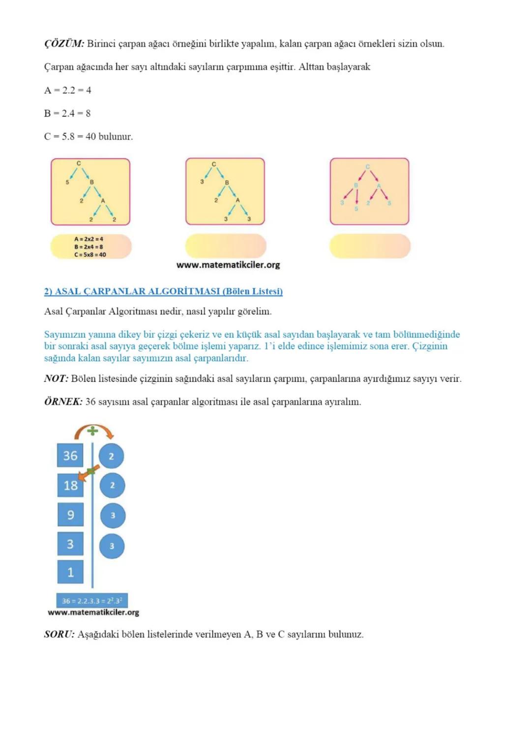 MATEMATİK
6. SINIF DERS NOTLARI
# 1. ÜNİTE KONU ANLATIMLARI
## Doğal Sayılarla İşlemler Konu Anlatımları
### ÜSLÜ İFADELER (ÜSLÜ SAYILAR)