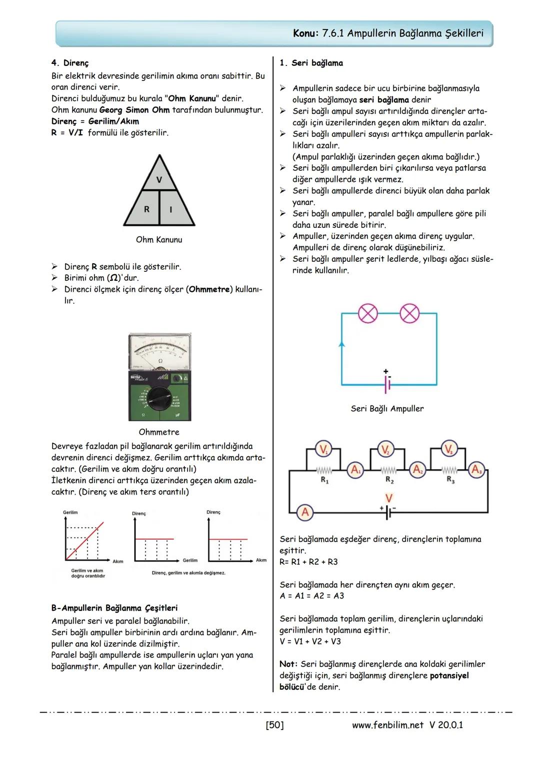# 7.Sınıf Fen Bilimleri
## Ders Notları
Barış ZEREN
Fen Bilimleri Öğretmeni
www.fenbilim.net V 20.0.1 # 1.Ünite: Güneş Sistemi ve Ötesi