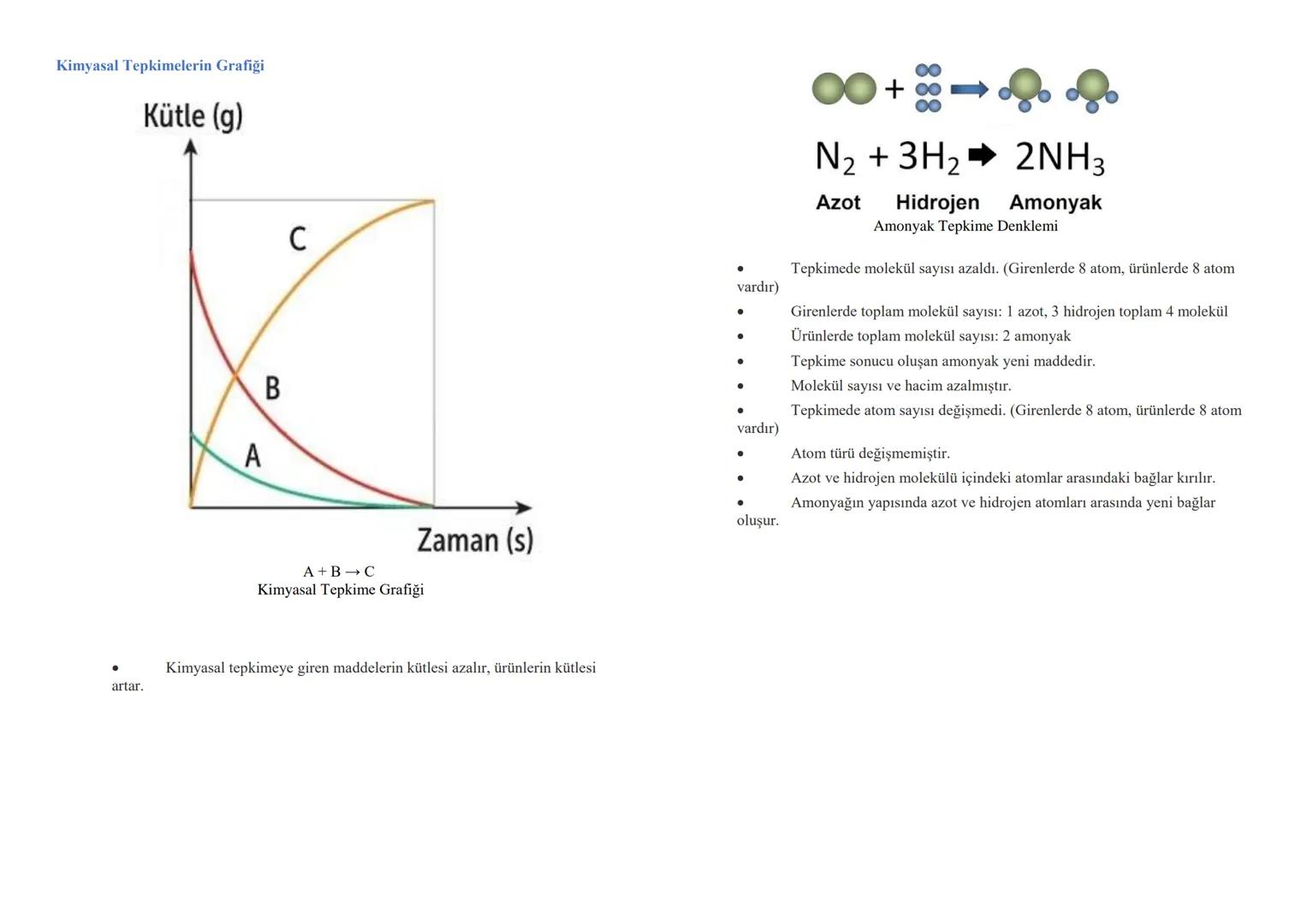 KİMYASAL TEPKİMELER
Maddenin yapısında fiziksel ve kimyasal değişmeler meydana gelir.
Fiziksel değişmeler sadece dış görünümde meydana geli