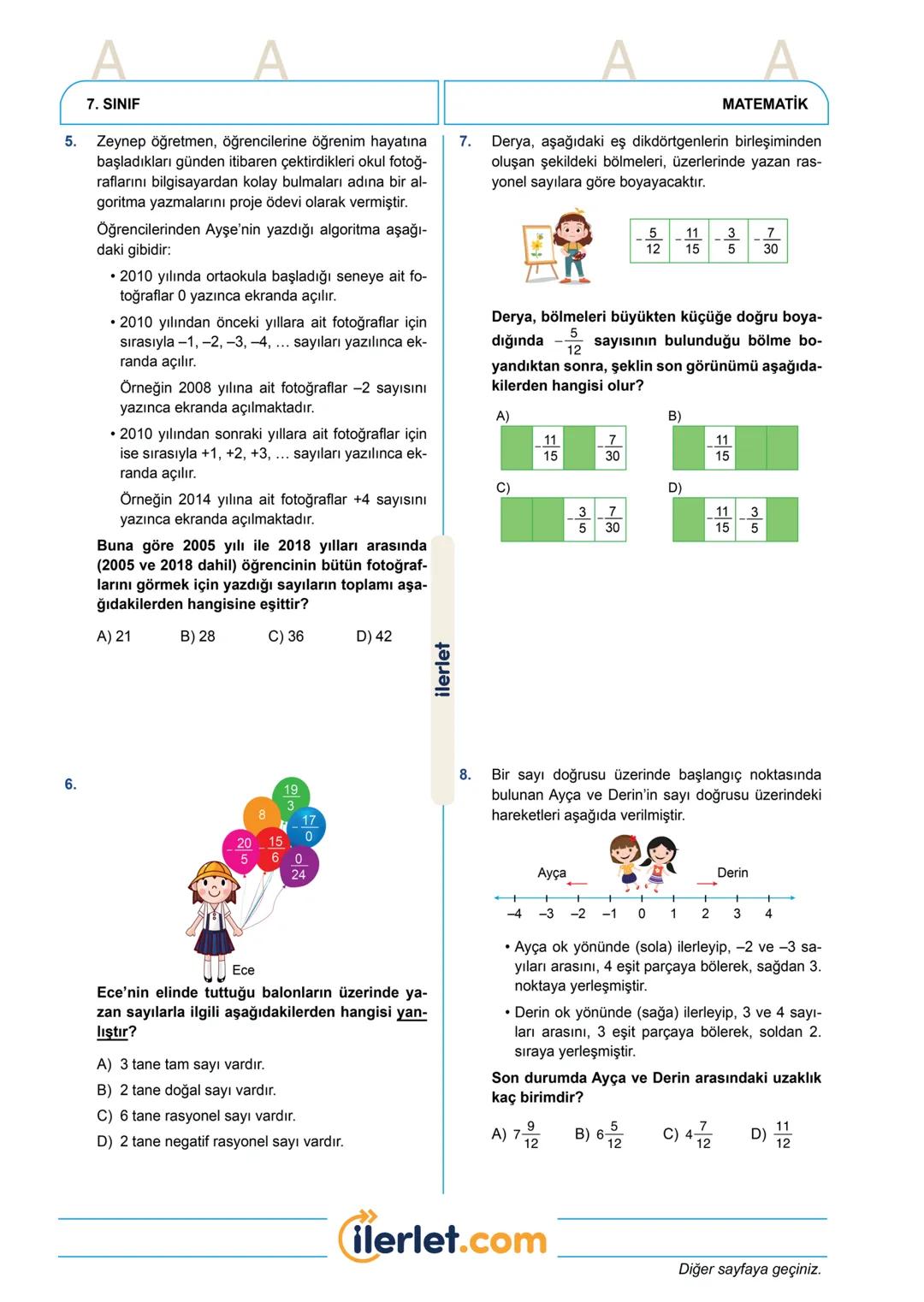 --- OCR Start ---
ilerlet.com
2025
TÜRKİYE GENELİ
BURSLULUK SINAVI
7.
SINIF
SINAVINIZ BİR SONRAKİ SAYFADAN BAŞLAMAKTADIR
SÜRENİZ 60 DAKİKADI