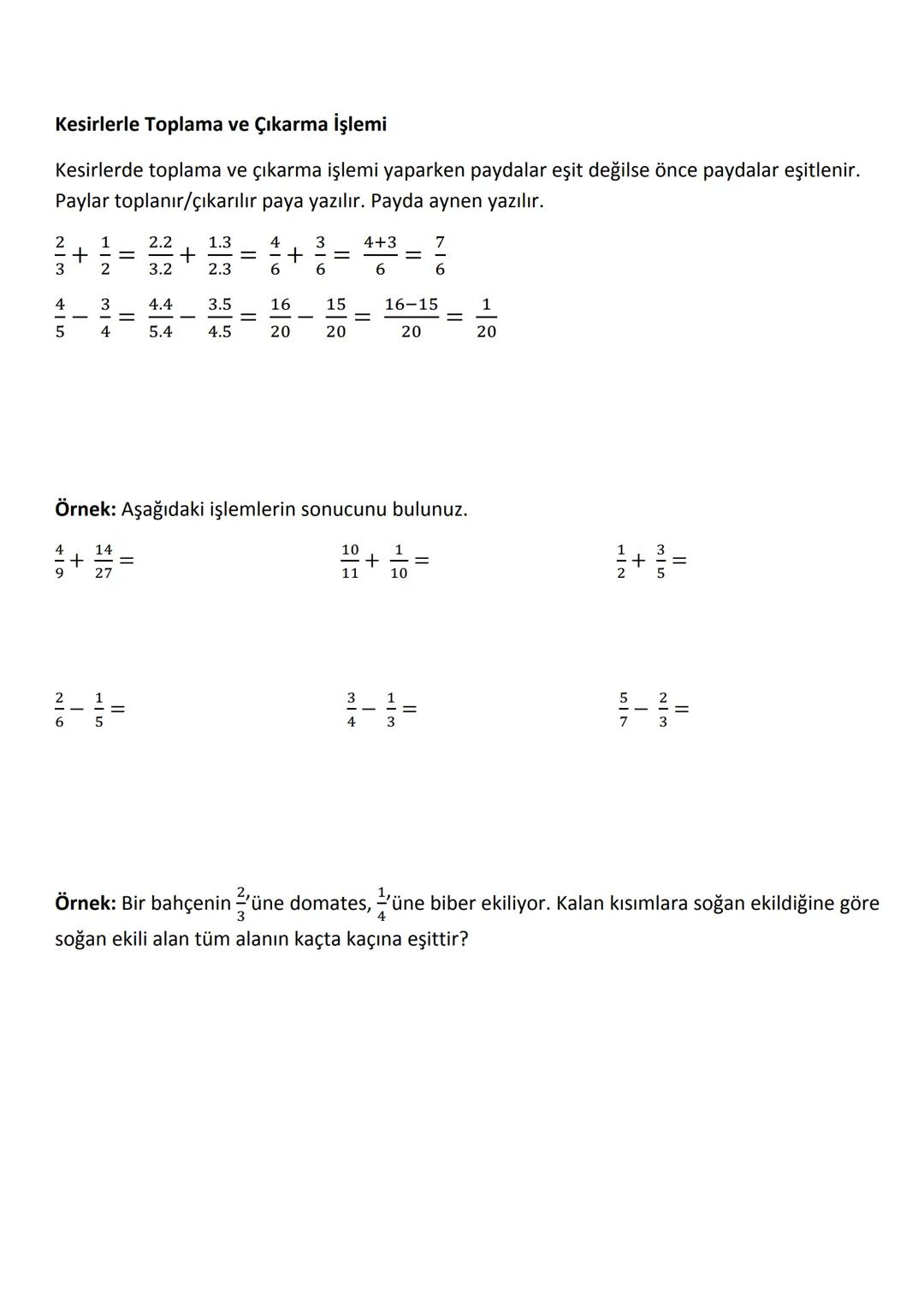 # Kesirlerde Sıralama
* Paydası eşit olan kesirlerde payı büyük olan kesir daha büyüktür.
$ \frac{5}{8} > \frac{3}{8} $, $ \frac{11}{15} >