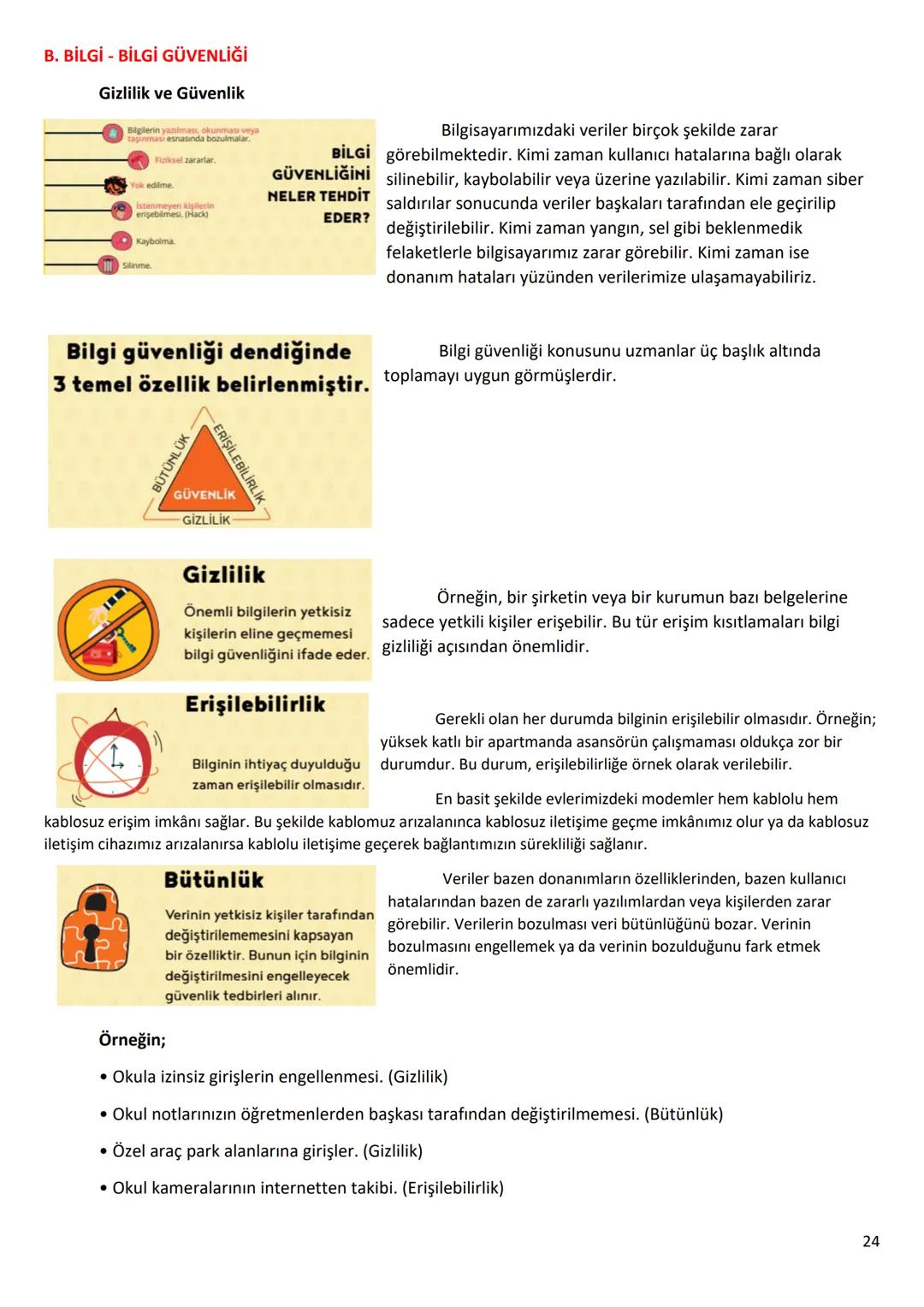 6.Sınıf
Bilişim Teknolojileri ve Yazılım Dersi Notları
1.Dönem
1 6.1.1 - BİLİŞİM İLE DEĞİŞİM
A. TEKNOLOJİK BEN!
182
SAĞLIK
BANKACILIK V