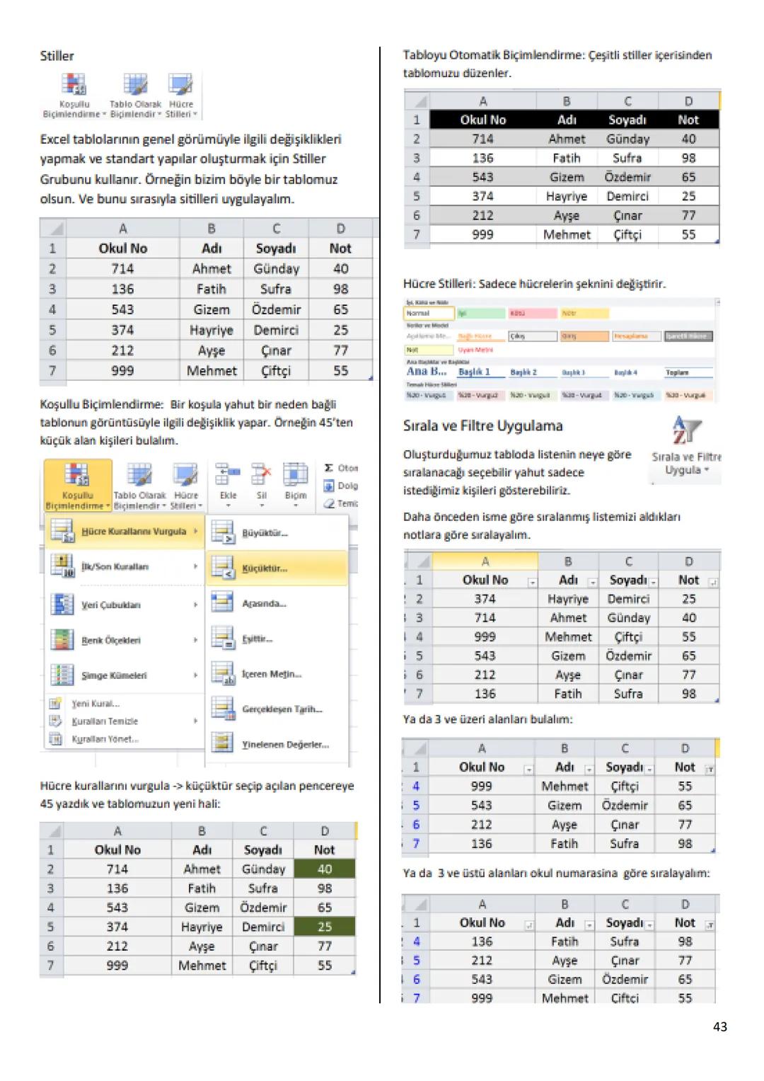 6.Sınıf
Bilişim Teknolojileri ve Yazılım Dersi Notları
1.Dönem
1 6.1.1 - BİLİŞİM İLE DEĞİŞİM
A. TEKNOLOJİK BEN!
182
SAĞLIK
BANKACILIK V