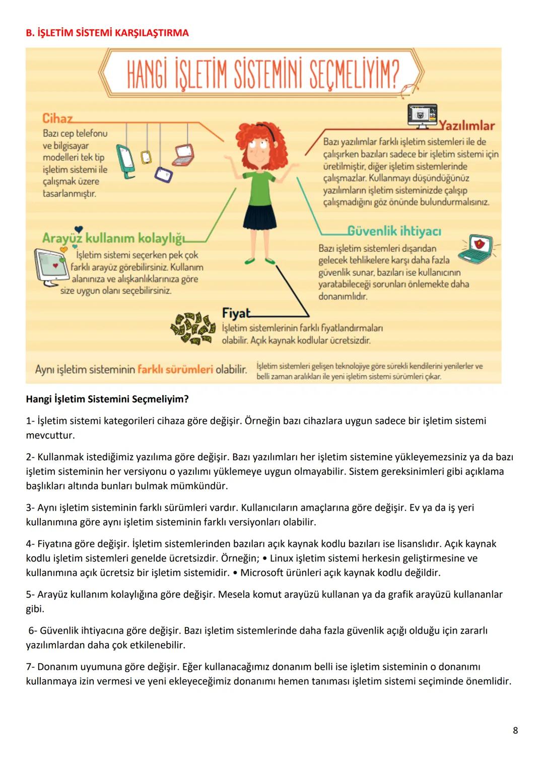 6.Sınıf
Bilişim Teknolojileri ve Yazılım Dersi Notları
1.Dönem
1 6.1.1 - BİLİŞİM İLE DEĞİŞİM
A. TEKNOLOJİK BEN!
182
SAĞLIK
BANKACILIK V