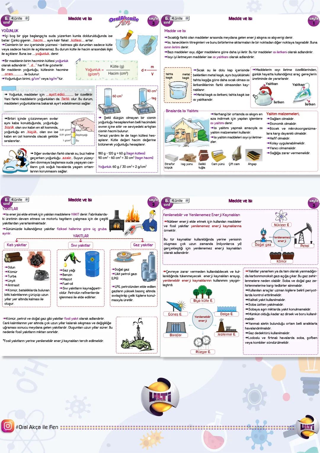 6.
SINIF
2024-2025
FEN BİLİMLERİ
OralAKÇA'nın notları ile
YARIYIL
TEKRARI
ulti
YAYINLARI 6. Lünite
# 1.ÜNİTE GÜNEŞ SİSTEMİ VE GEZEGENLER
G