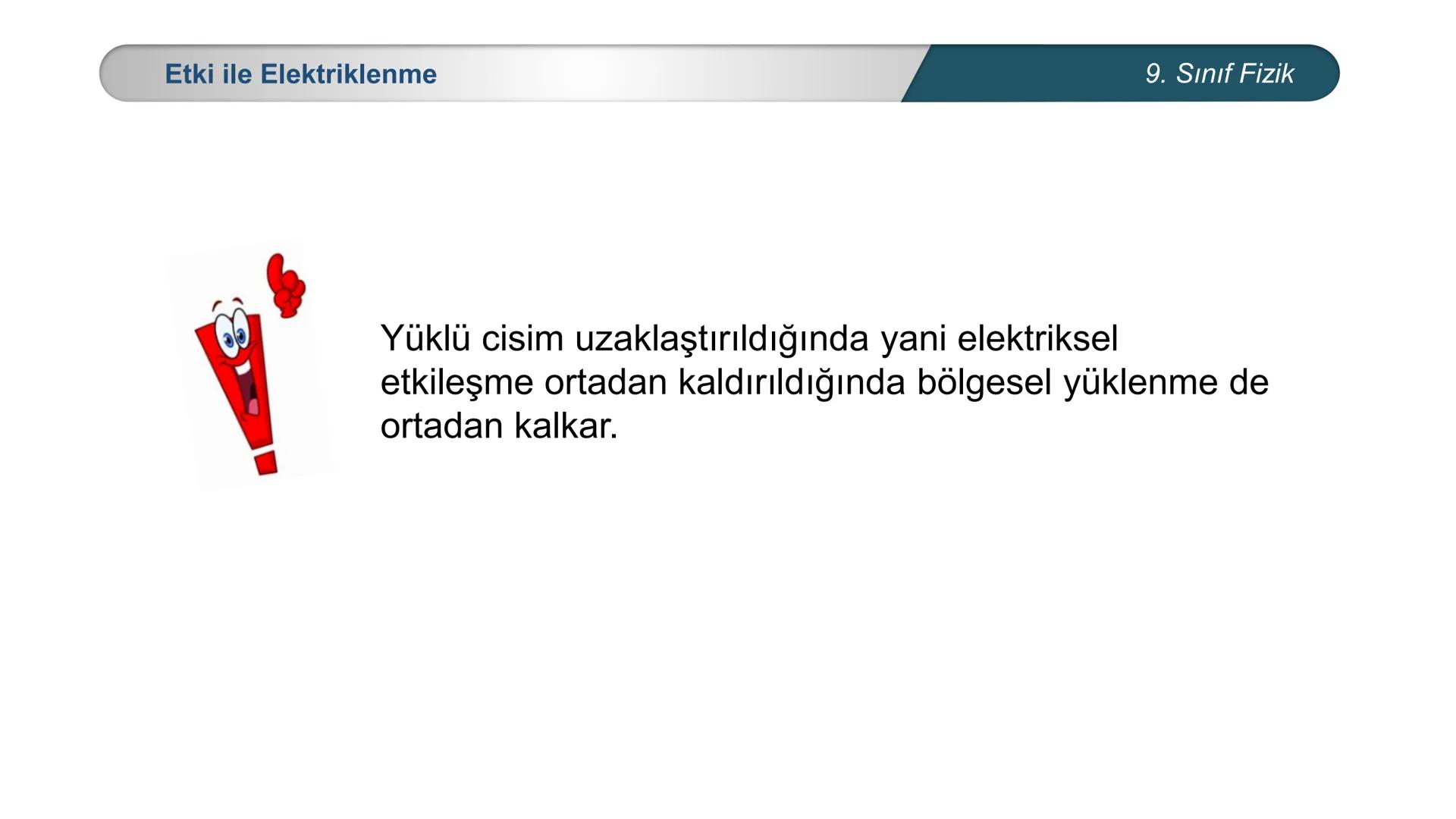 --- OCR Start ---
CUMHURİYETİ
*
MİLLİ EĞİTİM
DO
ANL
BAKA
*
*
FİZİK
9. SINIF
ELEKTROSTATİK
Elektrik Yükleri-Elektrikle Yüklenme
Çeşitleri- I