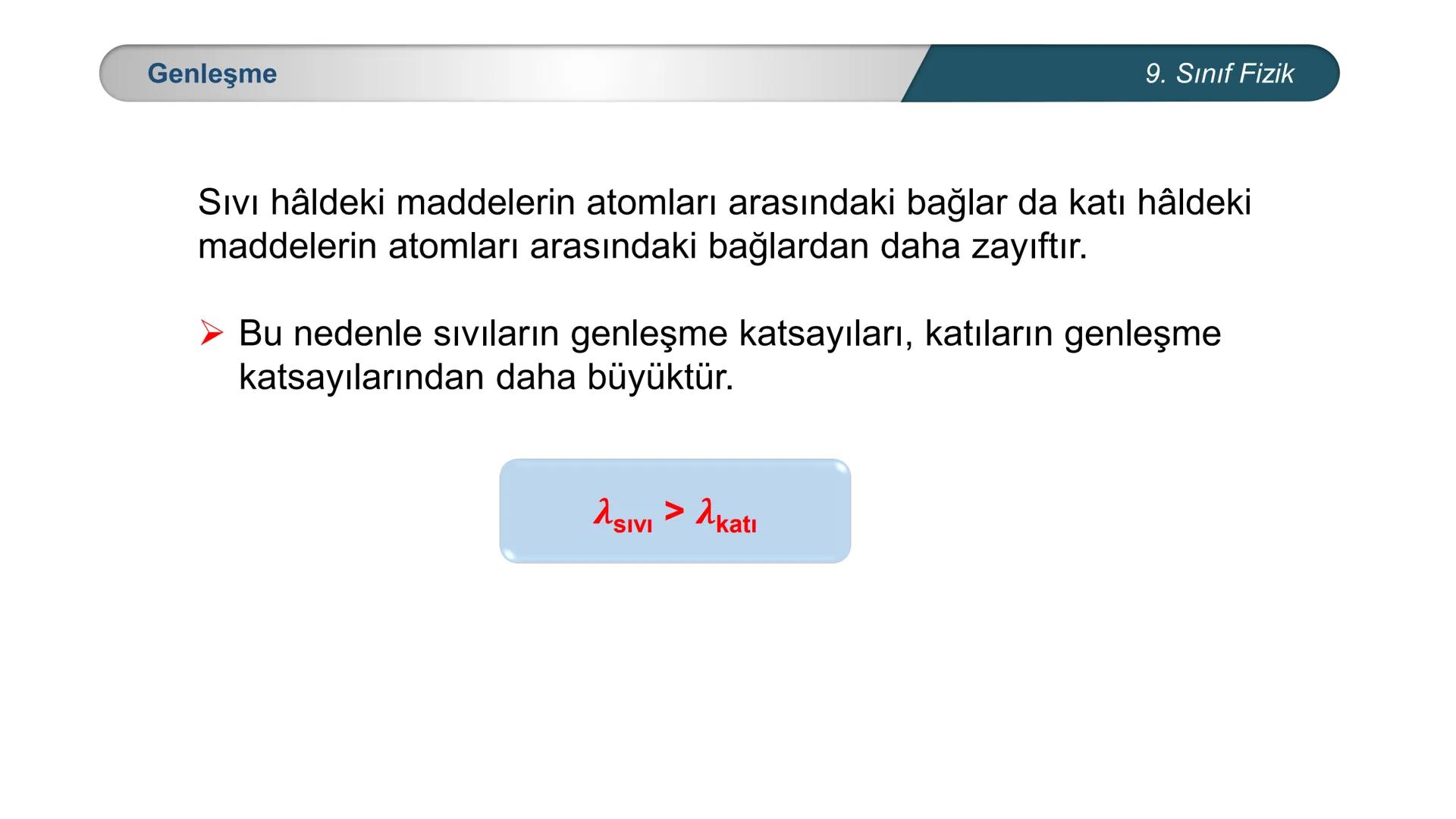*
MİLLİ EĞİTİ
*
DO
IM BAKANLIĞI
*
TÜRKİYE CUMHURİYE
*
FİZİK
9. SINIF
ISI VE SICAKLIK
Genleşme 9. Sınıf Fizik
Köprülerde meydana gelen genleş