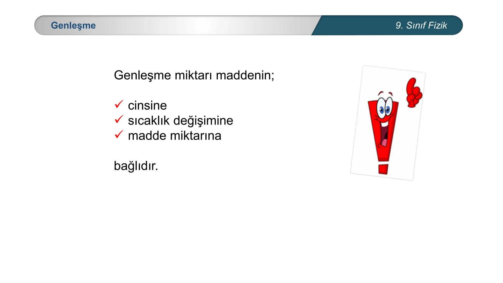 *
MİLLİ EĞİTİ
*
DO
IM BAKANLIĞI
*
TÜRKİYE CUMHURİYE
*
FİZİK
9. SINIF
ISI VE SICAKLIK
Genleşme 9. Sınıf Fizik
Köprülerde meydana gelen genleş