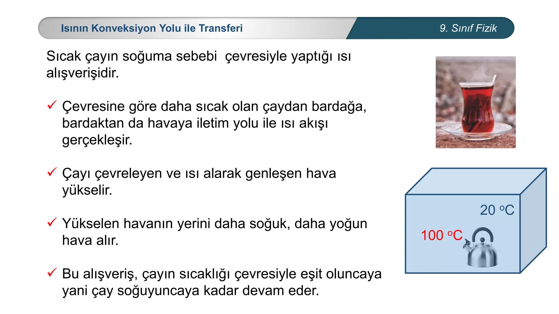 *
*
+M BAKANLIĞI
ETİ MİLLİ EĞİTİ
DO
*
TÜRKİYE CUMHURİYE
FİZİK
9. SINIF
ISI VE SICAKLIK
Enerji İletim Yolları ve Enerji İletim Hızı ## 9. Sın