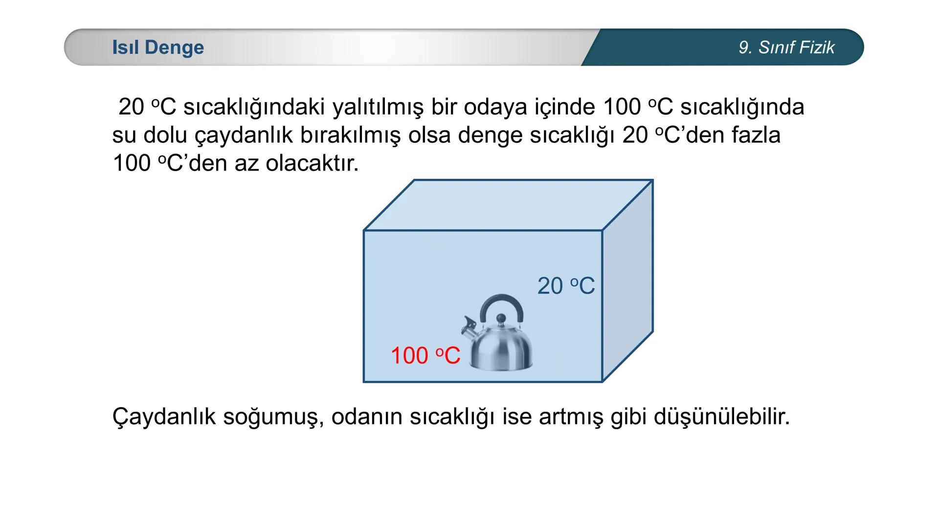 *
TÜRKİYE CUMHURİYETİ
*
MILLÎ EĞİTİM BAKANLIĞI
*
FİZİK
9. SINIF
ISI VE SICAKLIK
Isıl Denge --- OCR Start ---
Bilgisayar kasasındaki soğutu