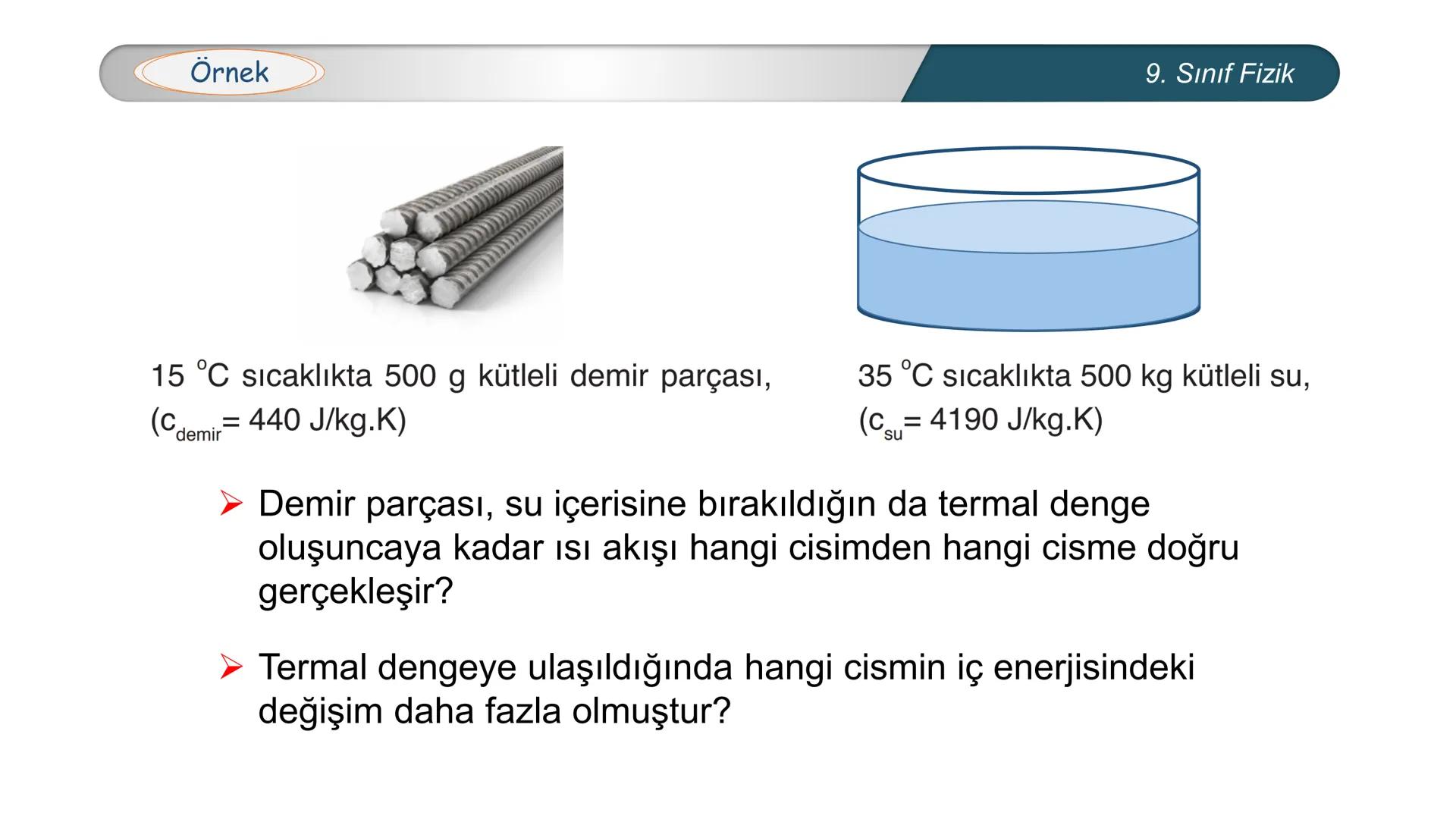 *
TÜRKİYE CUMHURİYETİ
*
MILLÎ EĞİTİM BAKANLIĞI
*
FİZİK
9. SINIF
ISI VE SICAKLIK
Isıl Denge --- OCR Start ---
Bilgisayar kasasındaki soğutu