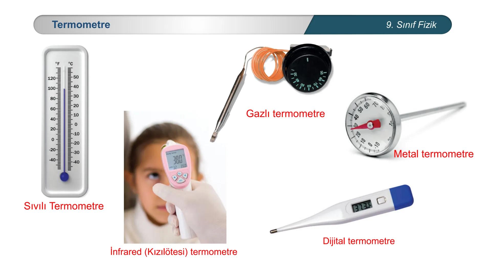 *
EĞİTİM
ETİ MİLLİ EĞ
*
TÜRKİYE CUMHURİYE
IM BAKANLIĞI
*
FİZİK
9. SINIF
ISI VE SICAKLIK
Isı ve Sıcaklık Kavramları
Termometreler – Sıcaklık