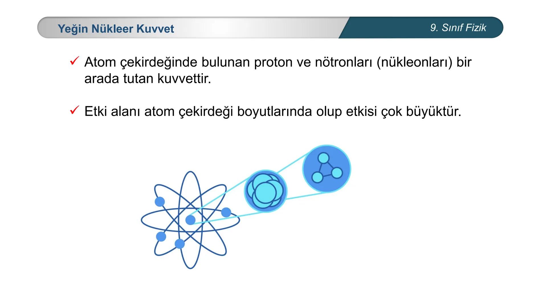 *
TÜRKİYE CUMHURİYETİ
* MILLÎ EĞİTİM BAKANLIĞI *
FİZİK
9. SINIF
KUVVET ve HAREKET
Kuvvet # Kuvvet
9. Sınıf Fizik
Bir cismin
✓ şeklini
✓ h