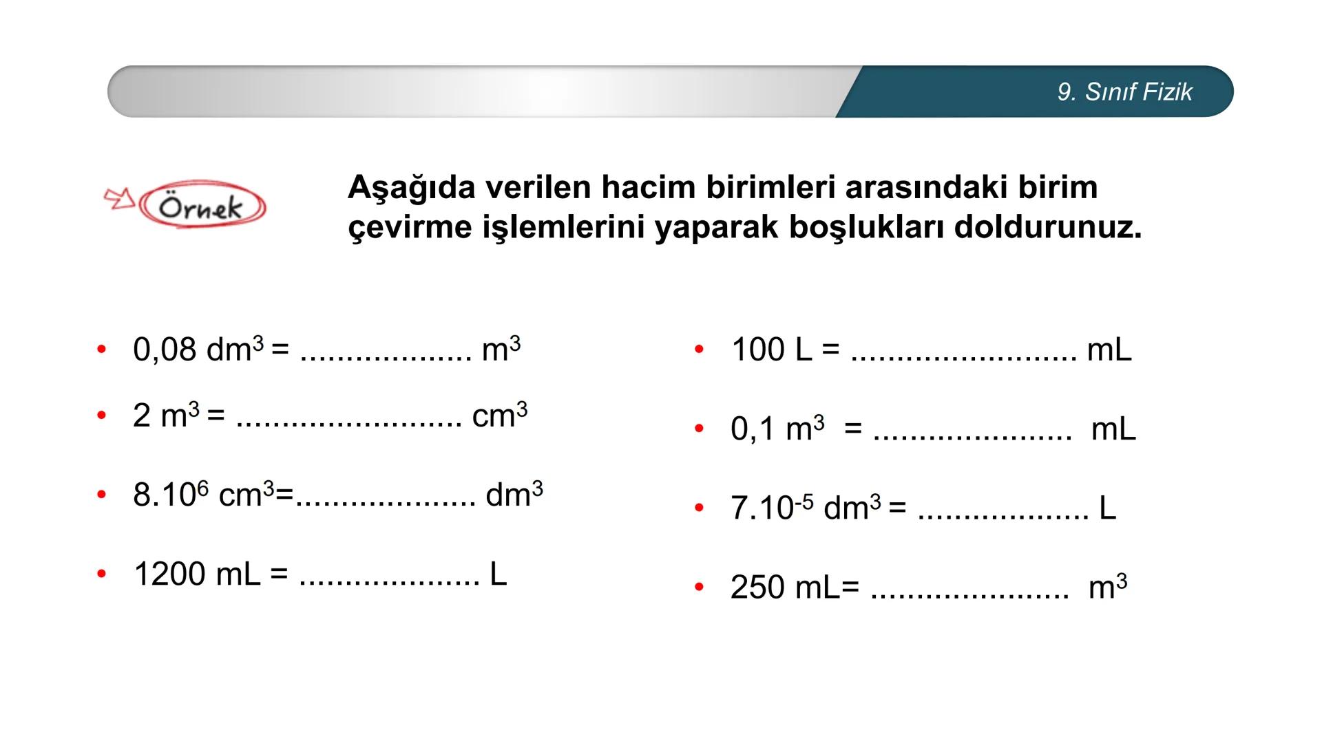 # Fizik
9. SINIF
## MADDE VE ÖZELLİKLERİ
## Kütle - Hacim --- OCR Start ---
Madde
Atom
Molekül
Kütlesi, eylemsizliği olan ve uzayda yer
k