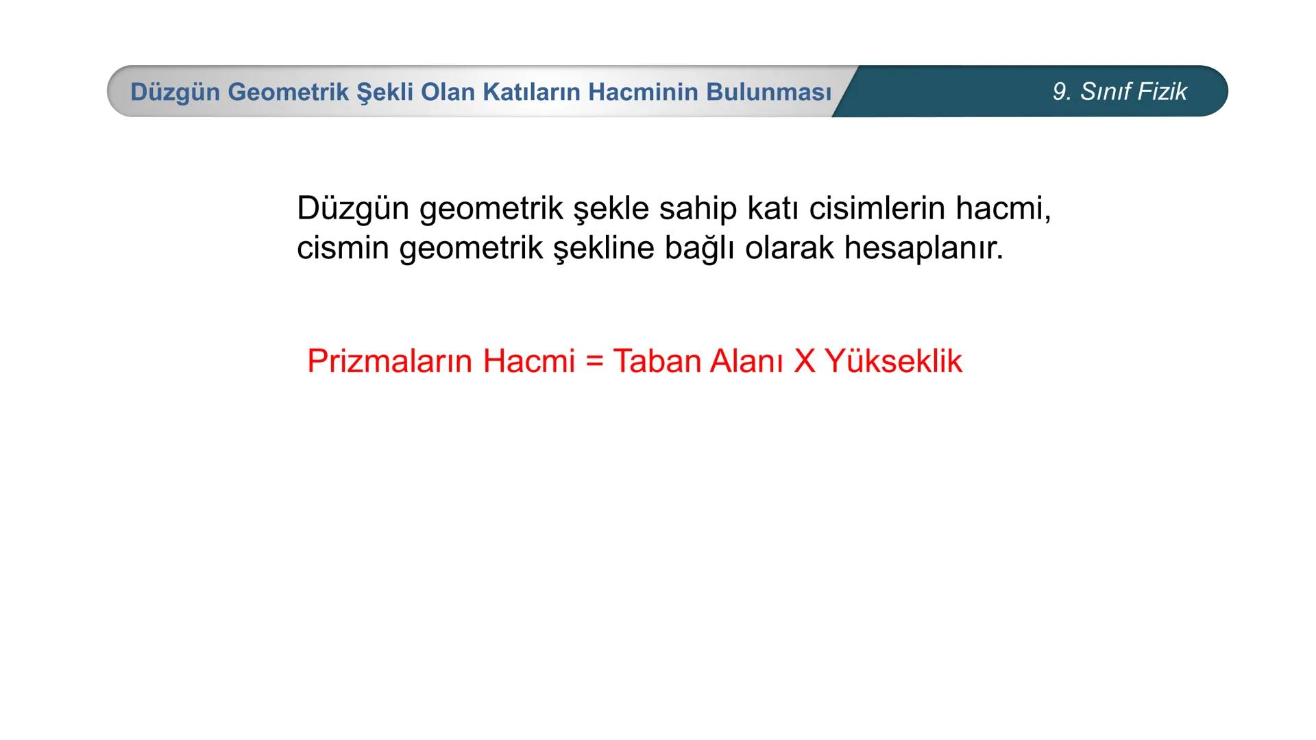 # Fizik
9. SINIF
## MADDE VE ÖZELLİKLERİ
## Kütle - Hacim --- OCR Start ---
Madde
Atom
Molekül
Kütlesi, eylemsizliği olan ve uzayda yer
k