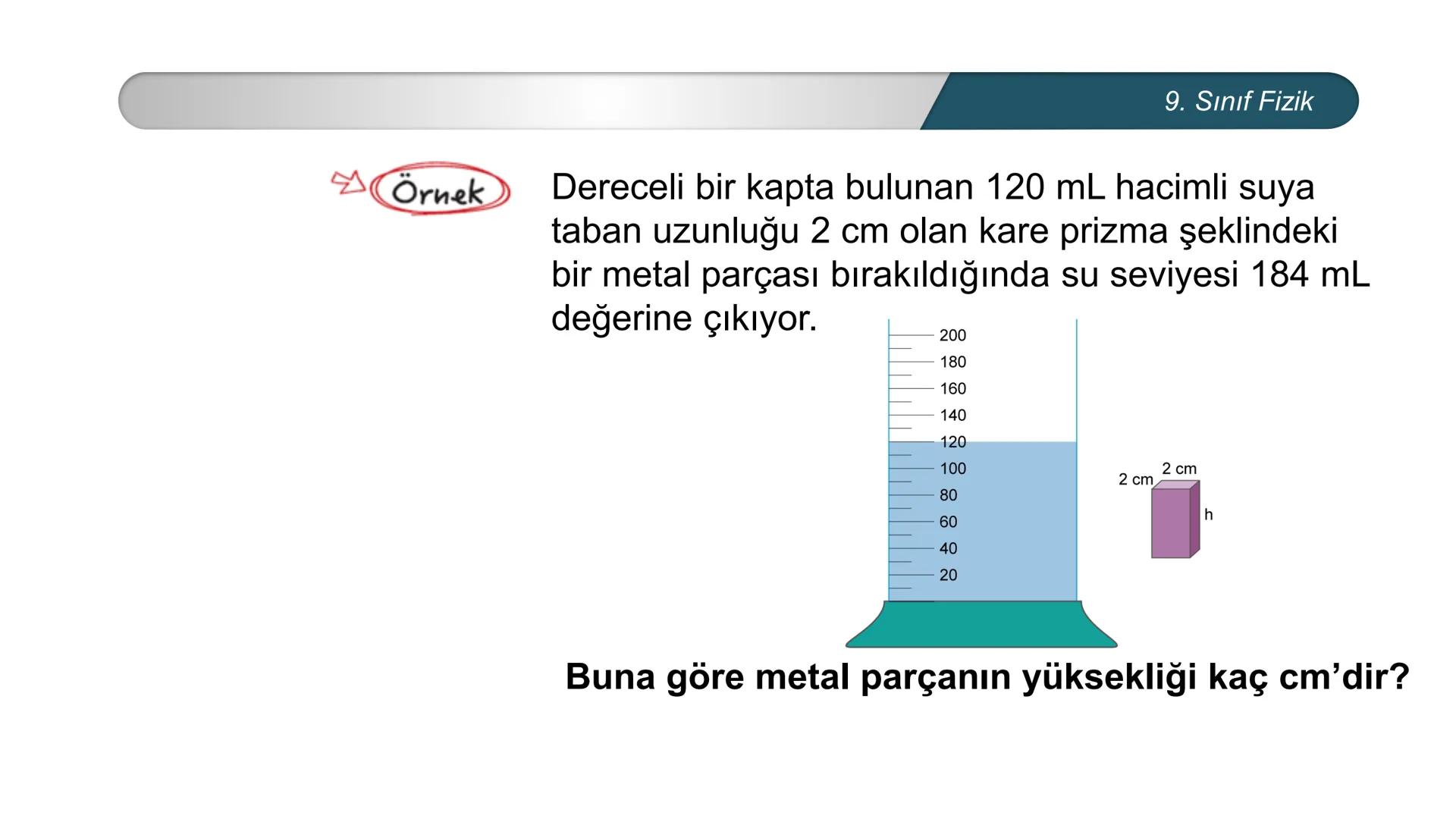 # Fizik
9. SINIF
## MADDE VE ÖZELLİKLERİ
## Kütle - Hacim --- OCR Start ---
Madde
Atom
Molekül
Kütlesi, eylemsizliği olan ve uzayda yer
k