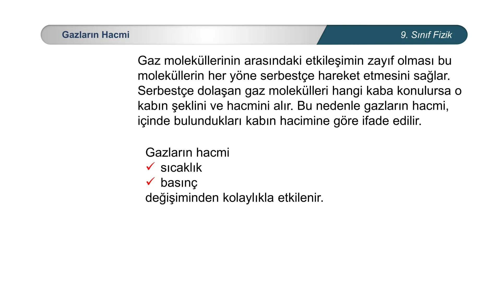 # Fizik
9. SINIF
## MADDE VE ÖZELLİKLERİ
## Kütle - Hacim --- OCR Start ---
Madde
Atom
Molekül
Kütlesi, eylemsizliği olan ve uzayda yer
k
