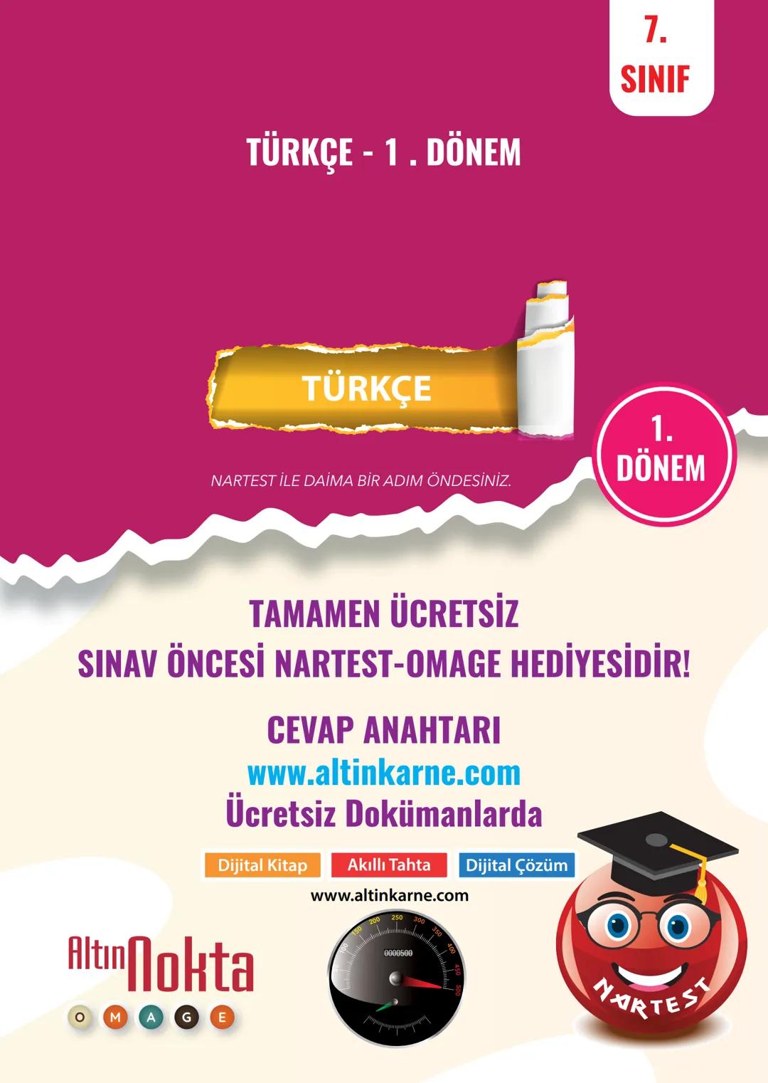 Türkçe Deneme Sınavı Soruları ve Cevapları