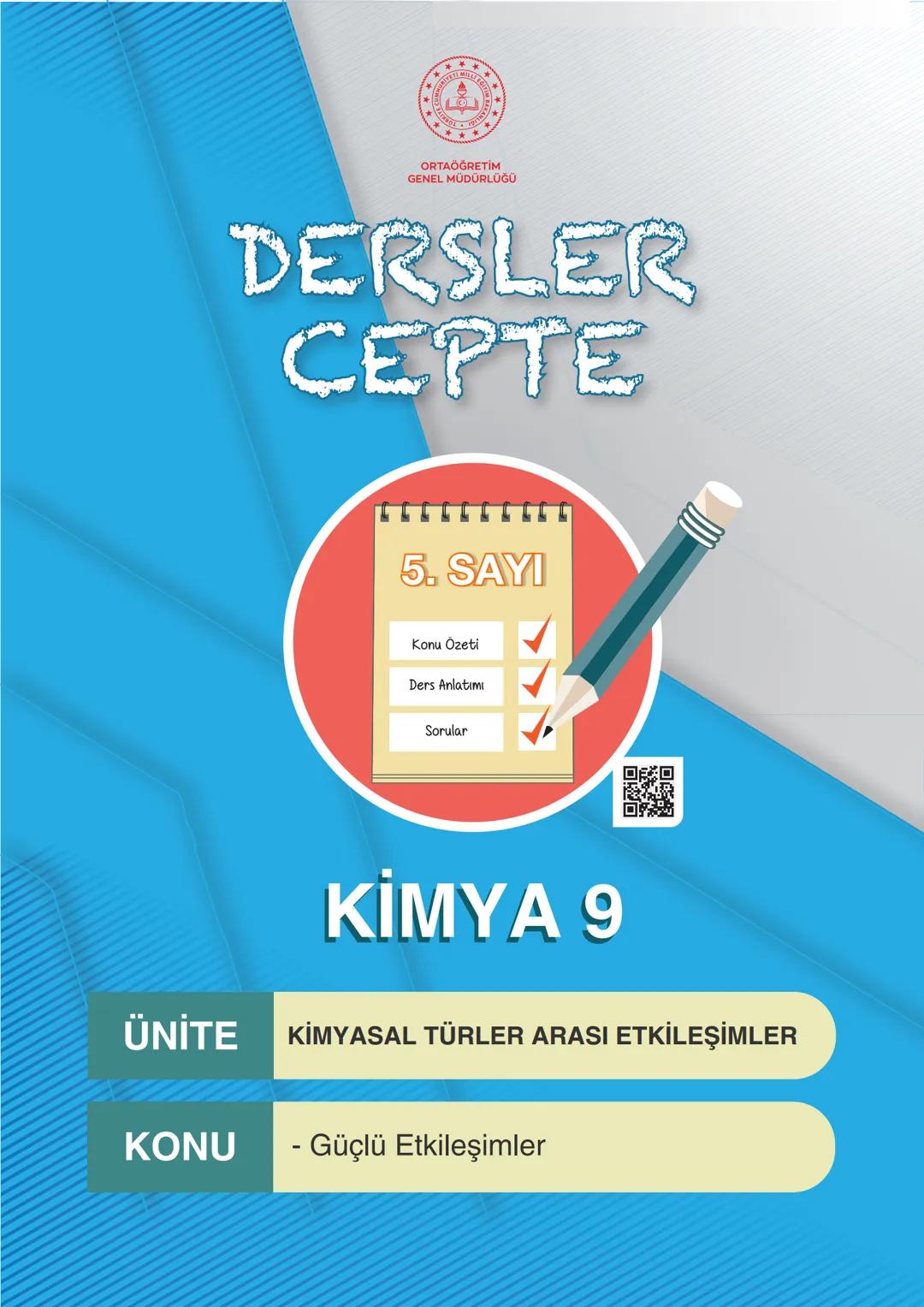 9.sınıf Kimya ders notları 💝
