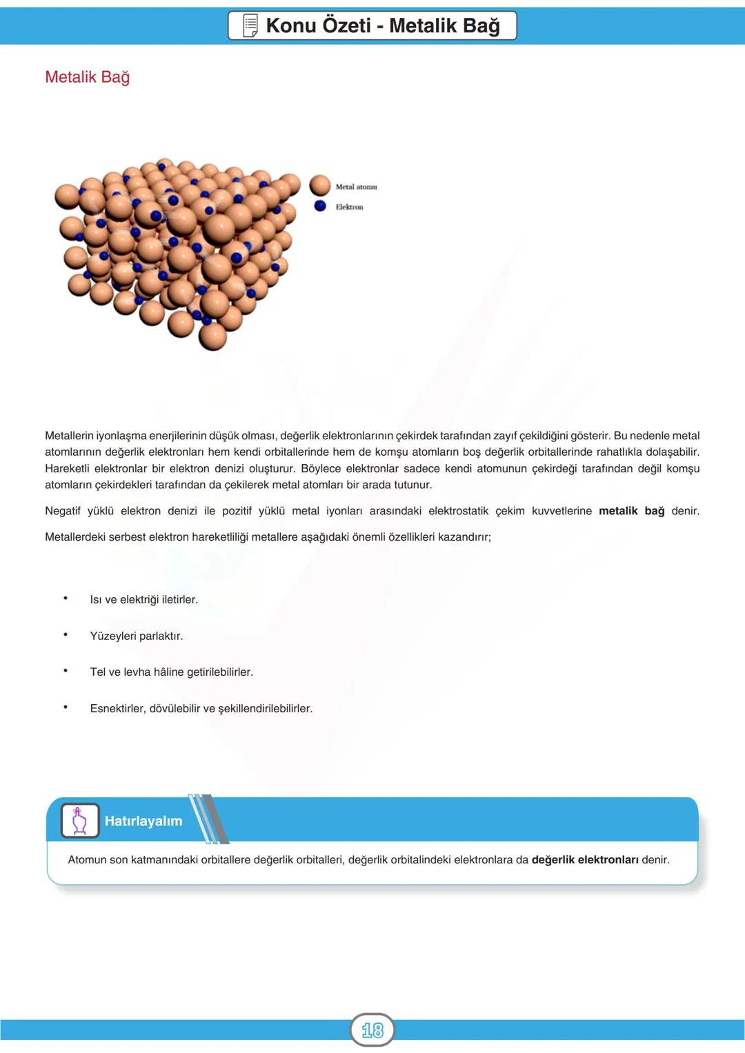 ORTAÖĞRETİM
GENEL MÜDÜRLÜĞÜ
DERSLER
CEPTE
5. SAYI
Konu Özeti
Ders Anlatımı
Sorular
KİMYA 9
ÜNİTE
KİMYASAL TÜRLER ARASI ETKİLEŞİMLER