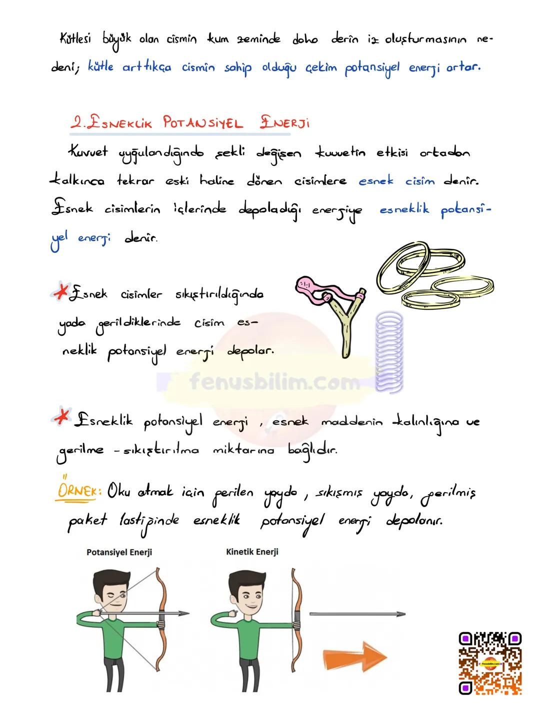 # KUVVET, İŞ VE ENERJİ İLİŞKİSİ
Kazanımlar :
F. 7. 3. 2. 1. Fiziksel anlamda yapılan işin, uygulanan kuvvet ve alınan
yolla ilişkili olduğu