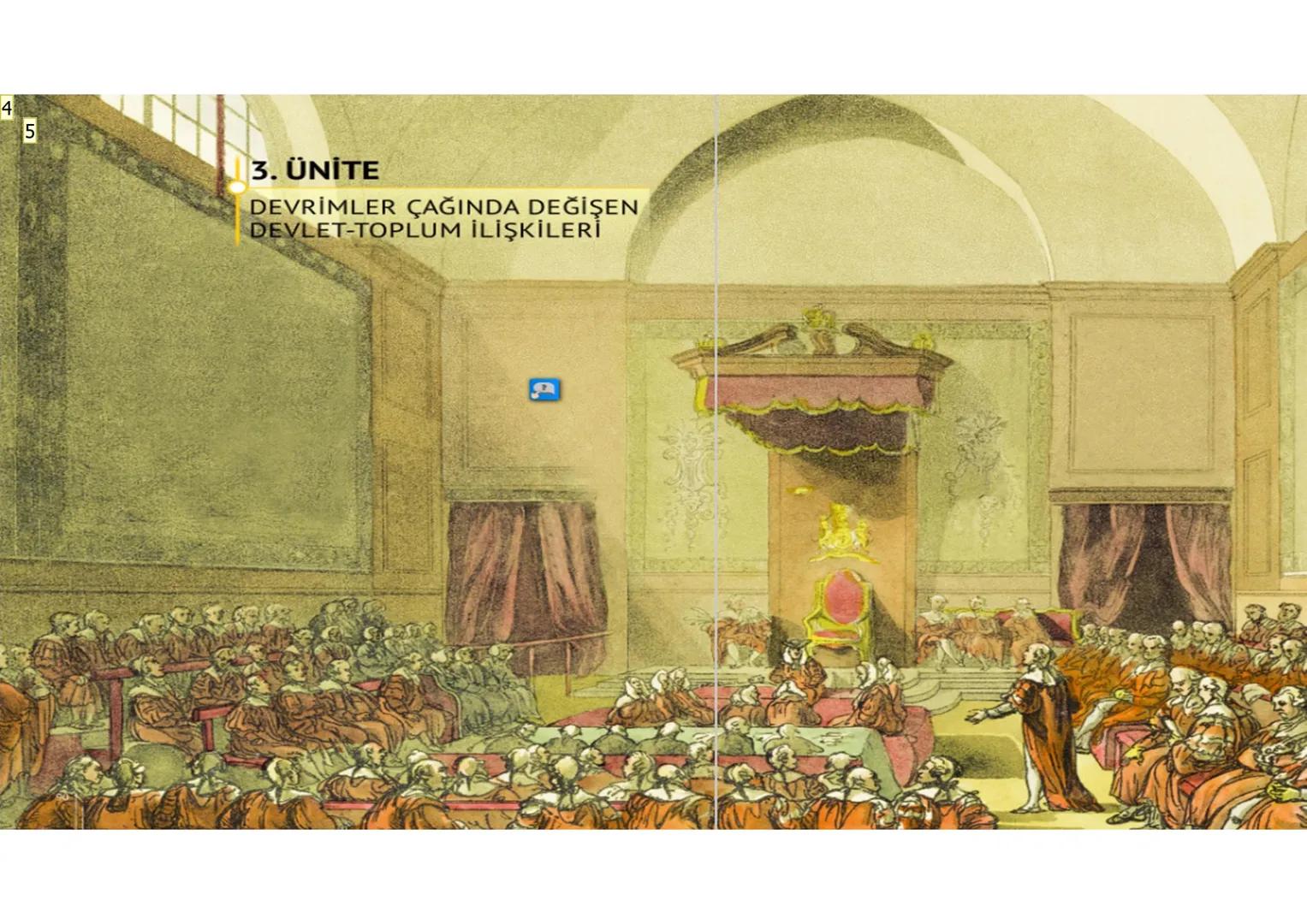 # 3. ÜNİTE
DEVRİMLER ÇAĞINDA DEĞİŞEN
DEVLET-TOPLUM İLİŞKİLERİ Slayt 87
3 monarşi
cihanemek04@gmail.com; 24.12.2023
4 oligarşi
cihanemek04@g