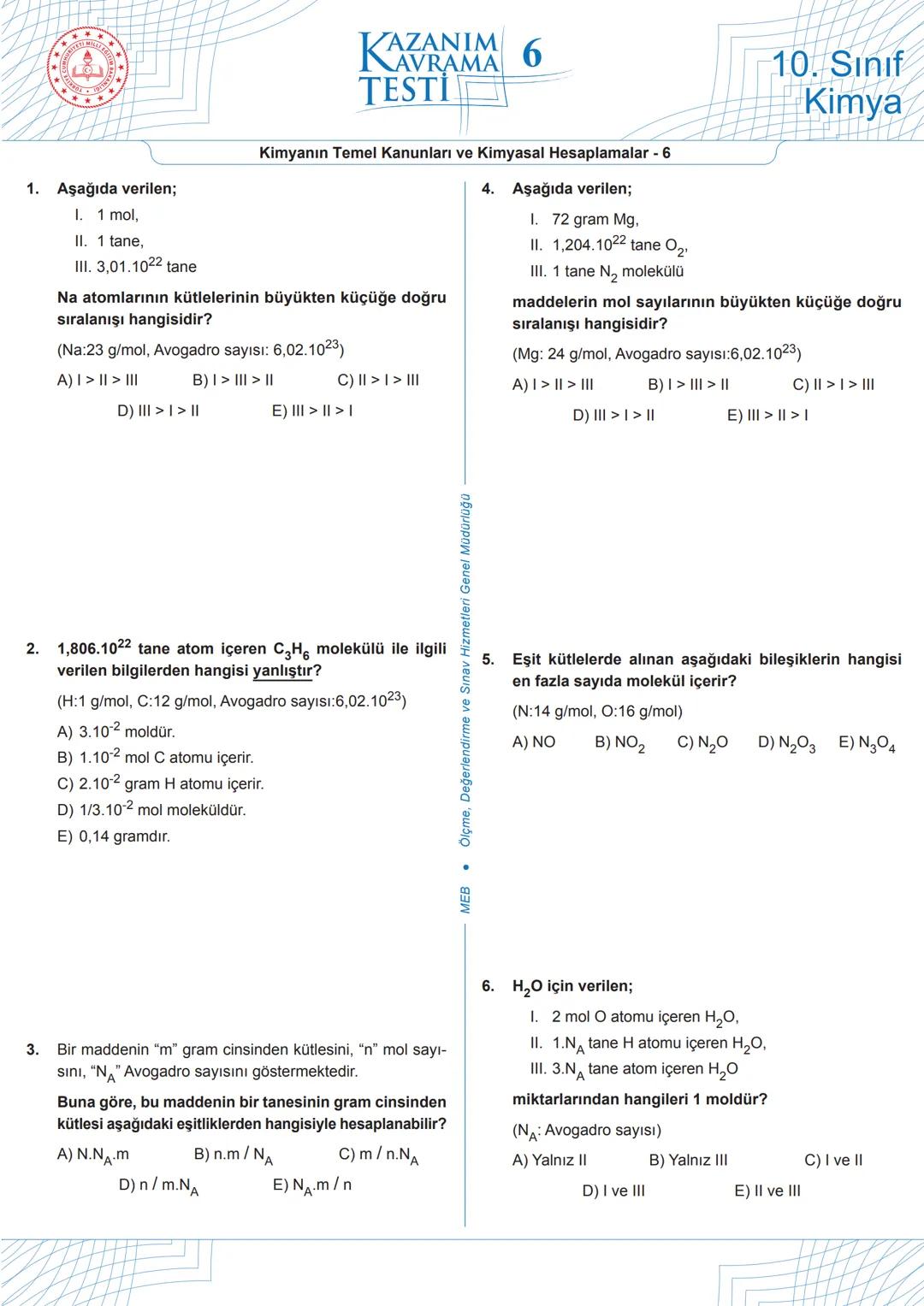 # 1
Aşağıdaki tepkimede, tepkimeye giren ve tepkime sonunda oluşan maddelerin kütleleri verilmiştir.
$C_3H_4$ + $4O_2$ → $3CO_2$ + $2H_2O