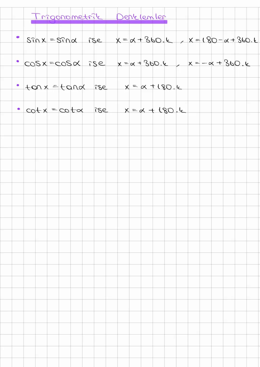 --- OCR Start ---
Çzellik
• $-1 \le \sin x \le 1$
• $-1 \le \cos x \le 1$
Tanjant Ekseni
Sin
1
P
tand
-1
α
→ COS
A(1,0)
x=1
Sinüs ve cosinü