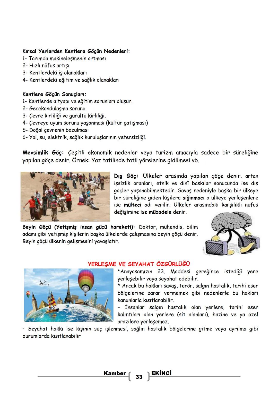 # 7. SINIF
# SOSYAL BİLGİLER
# DERS NOTLARI
Kamber EKİNCI
Sosyal Bilgiler Öğretmeni Bu Ders Notu MEB Ders Kitapları ve EBA İnternet Sitesin