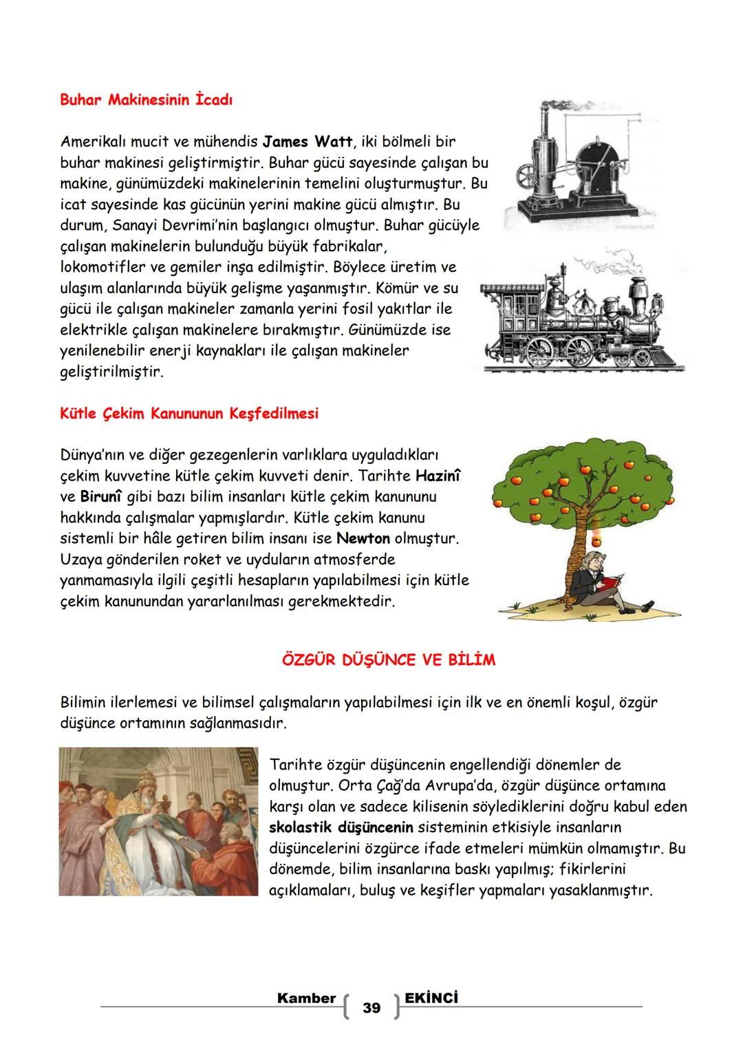 # 7. SINIF
# SOSYAL BİLGİLER
# DERS NOTLARI
Kamber EKİNCI
Sosyal Bilgiler Öğretmeni Bu Ders Notu MEB Ders Kitapları ve EBA İnternet Sitesin