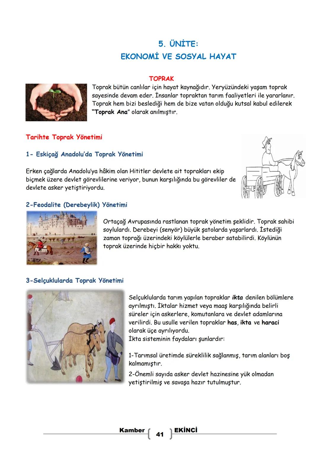 # 7. SINIF
# SOSYAL BİLGİLER
# DERS NOTLARI
Kamber EKİNCI
Sosyal Bilgiler Öğretmeni Bu Ders Notu MEB Ders Kitapları ve EBA İnternet Sitesin