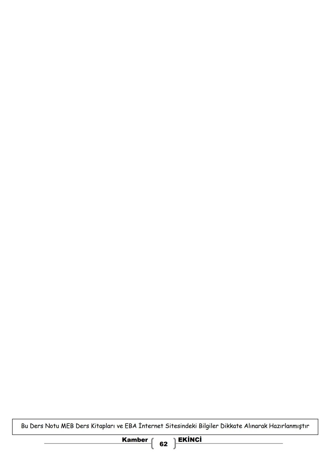 # 7. SINIF
# SOSYAL BİLGİLER
# DERS NOTLARI
Kamber EKİNCI
Sosyal Bilgiler Öğretmeni Bu Ders Notu MEB Ders Kitapları ve EBA İnternet Sitesin