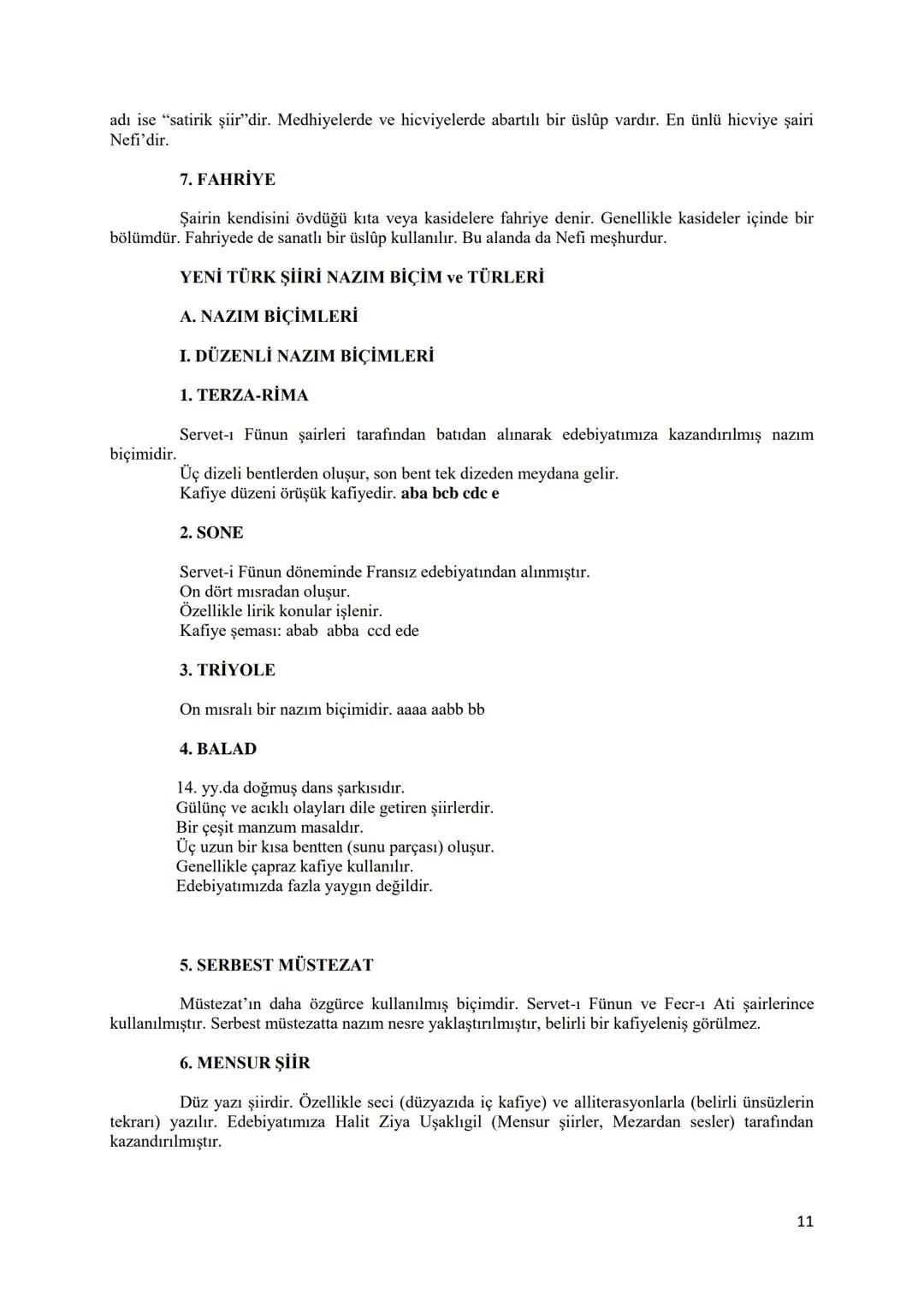 # NAZIM BİÇİMLERİ ve TÜRLERİ
# NAZIM BİÇİMİ ve TÜRÜ
Şiirler nazım birimlerine, kafiyeleniş şekillerine, vezinlerine ve mısra sayılarına gö