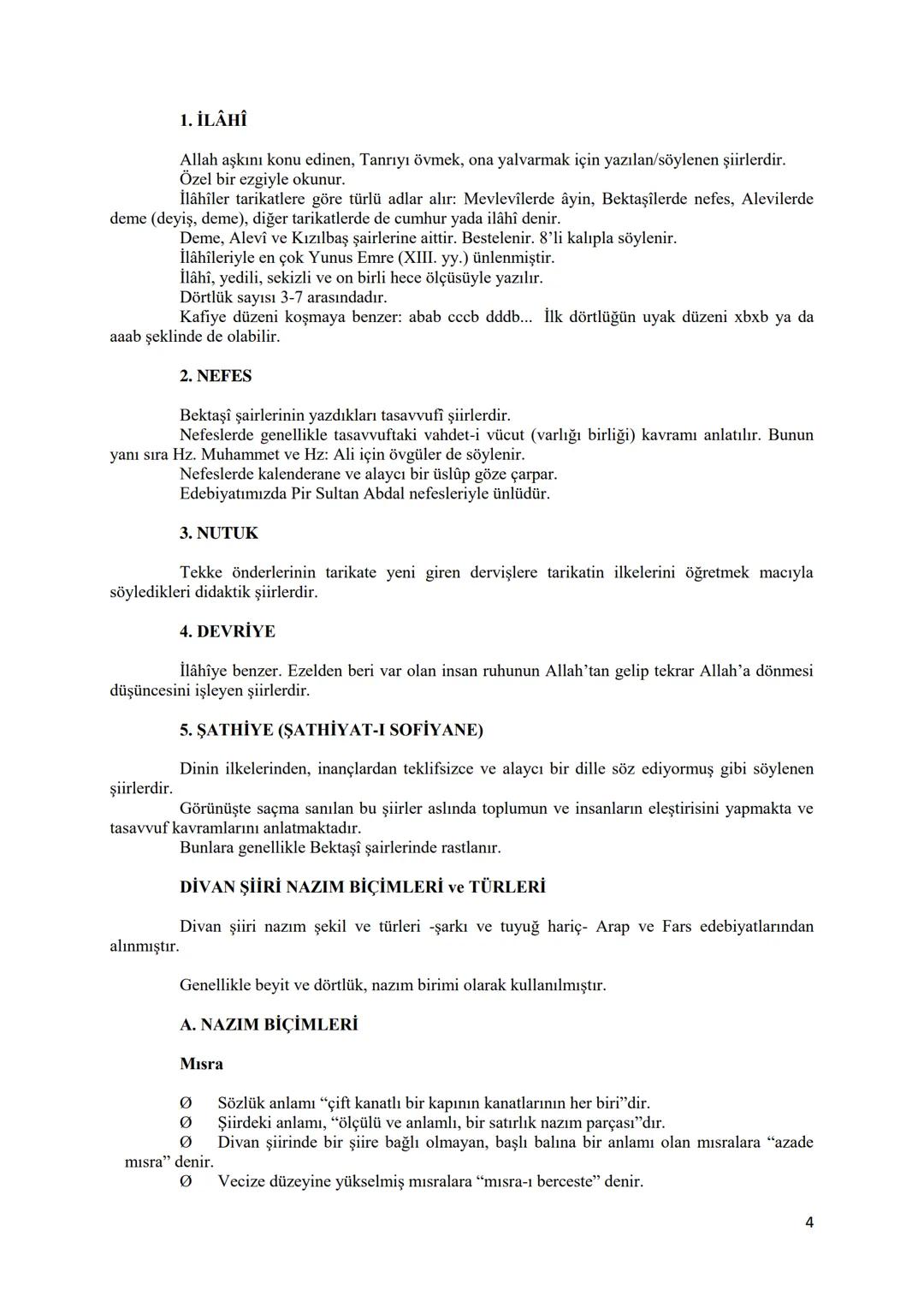 # NAZIM BİÇİMLERİ ve TÜRLERİ
# NAZIM BİÇİMİ ve TÜRÜ
Şiirler nazım birimlerine, kafiyeleniş şekillerine, vezinlerine ve mısra sayılarına gö