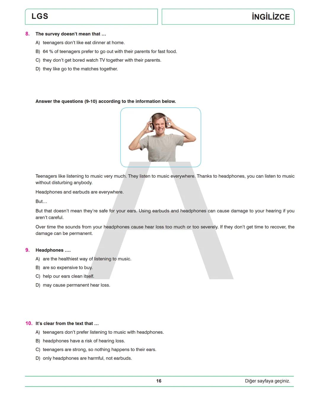 --- OCR Start ---
MEB
Kazanımlarına
Uygun
|
Yeni Nesil
Beceri Temelli
Sorular
Kurumsal
Ölçme
Değerlendirme
DENEME
SINAVI
LGS 1
SÖZEL A
97860