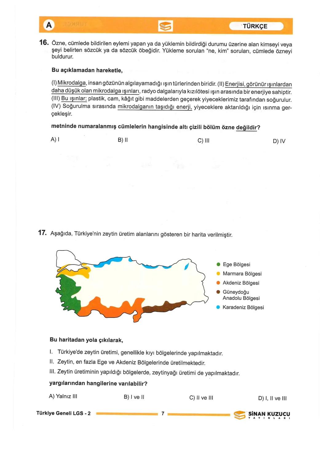 # 2025 SÖZEL BÖLÜM
SİNAN KUZUCU
YAYINLARI
SİNAN KUZUCU YAYINLARI
ÖLÇME, DEĞERLENDİRME VE SINAV HİZMETLERİ BİRİMİ
SINAVLA ÖĞRENCİ ALACAK
O
