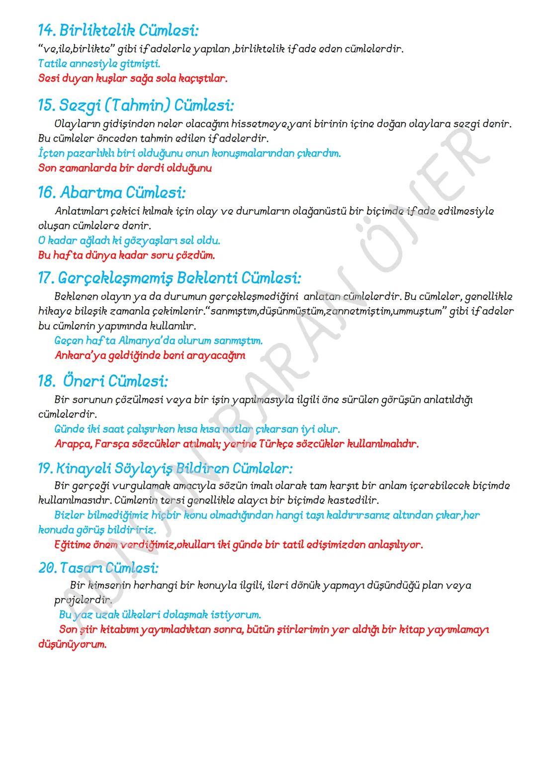FİİLİMSİLER (EYLEMSİLER)
FİİLİMSİ: Fiillerden türemiş olmakla birlikte bir fiil gibi çekimlenemeyen olumlu, olumsuz
şekilleri yapılabilen v