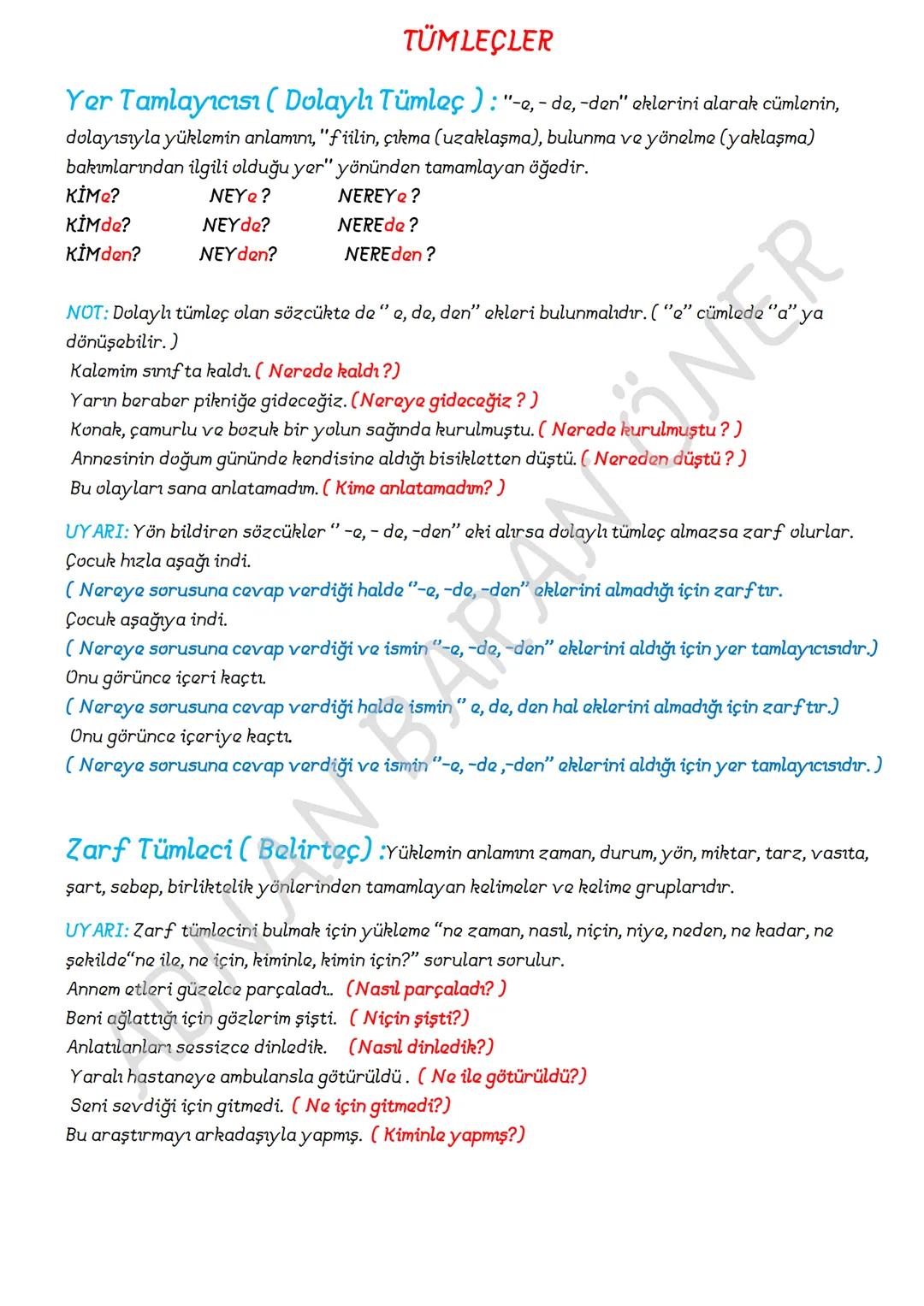 FİİLİMSİLER (EYLEMSİLER)
FİİLİMSİ: Fiillerden türemiş olmakla birlikte bir fiil gibi çekimlenemeyen olumlu, olumsuz
şekilleri yapılabilen v