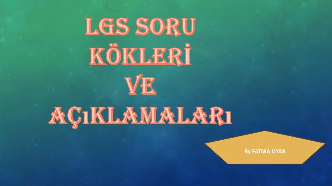 8.sınıf İngilizce soru kökleri ve açıklamaları📍