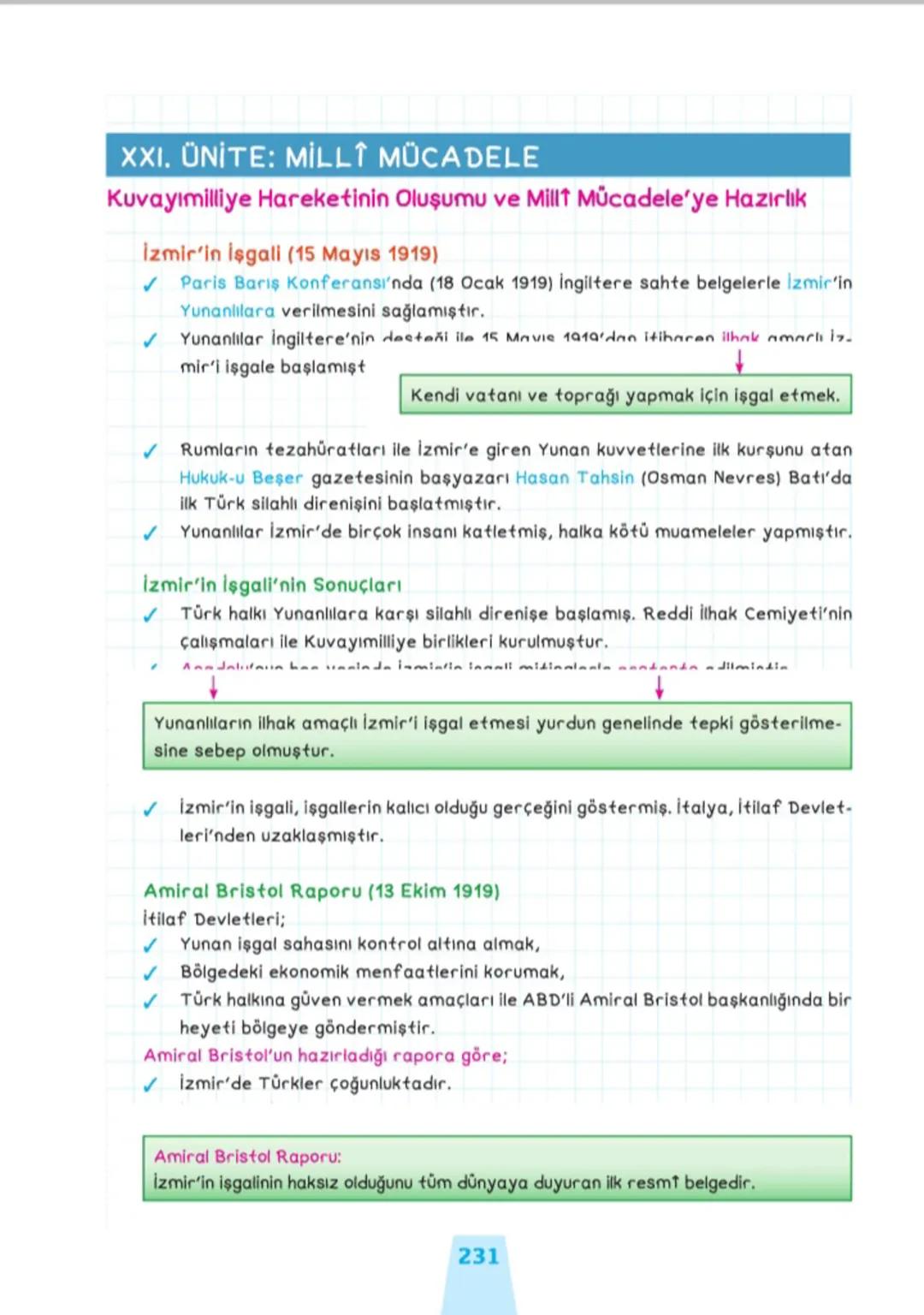 Milli mücadele dönemi