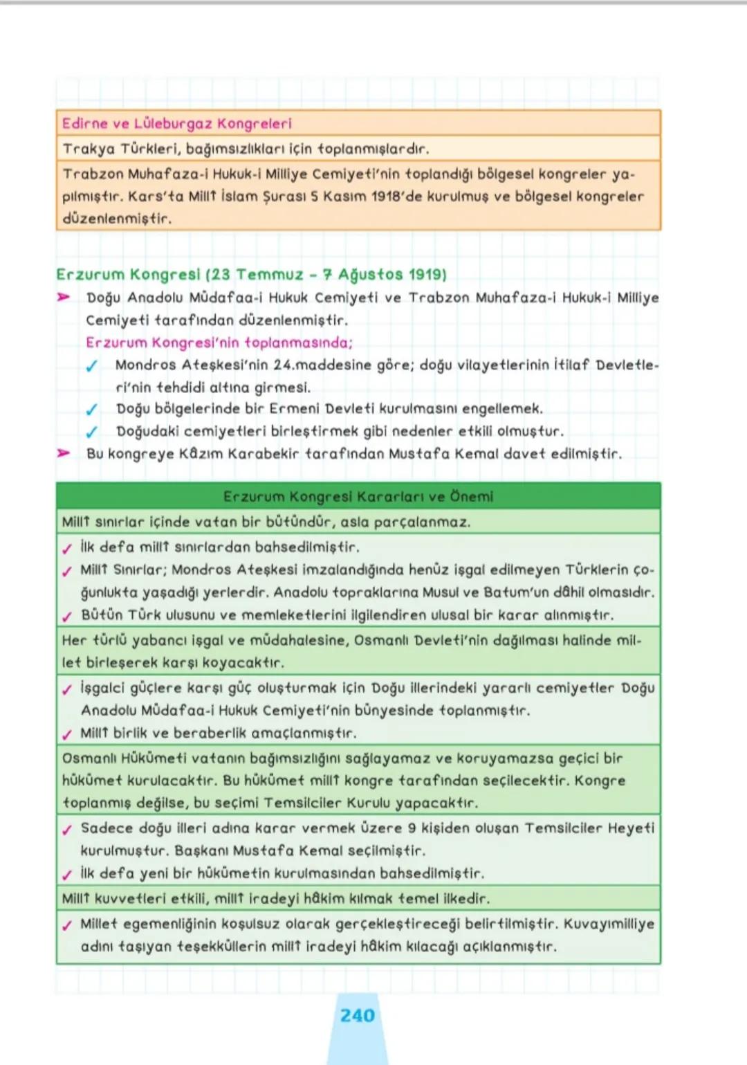 XXI. ÜNİTE: MİLLÎ MÜCADELE
Kuvayımilliye Hareketinin Oluşumu ve Millî Mücadele'ye Hazırlık
İzmir'in İşgali (15 Mayıs 1919)
☑
☑ Yunanlılar İn
