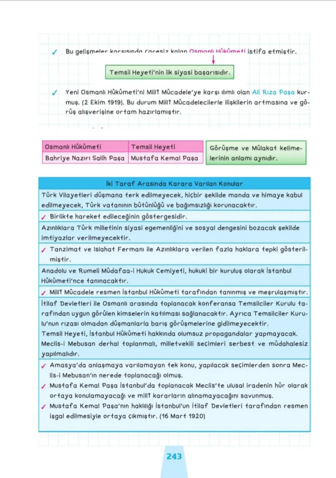 XXI. ÜNİTE: MİLLÎ MÜCADELE
Kuvayımilliye Hareketinin Oluşumu ve Millî Mücadele'ye Hazırlık
İzmir'in İşgali (15 Mayıs 1919)
☑
☑ Yunanlılar İn