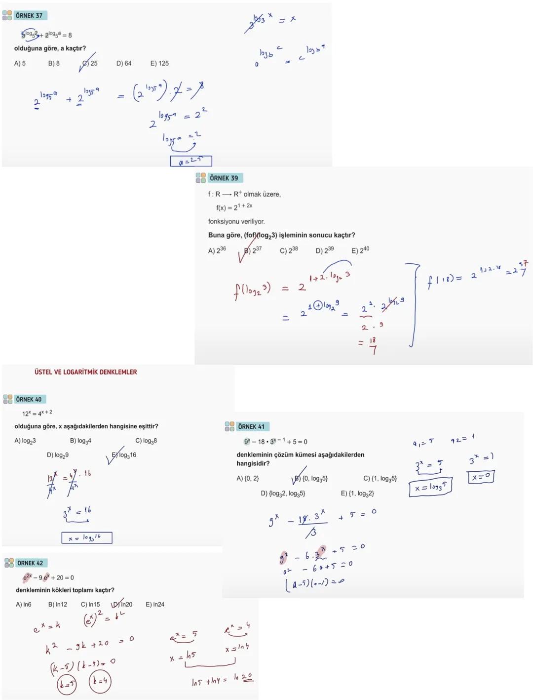 # Logaritma
ÜSTEL FONKSİYON
$a \in \mathbb{R}^+ - \{1\}$ olmak üzere,
$\mathbb{R} \xrightarrow{f} \mathbb{R}^+$
$f(x) = a^x$
fonksiyonuna ü
